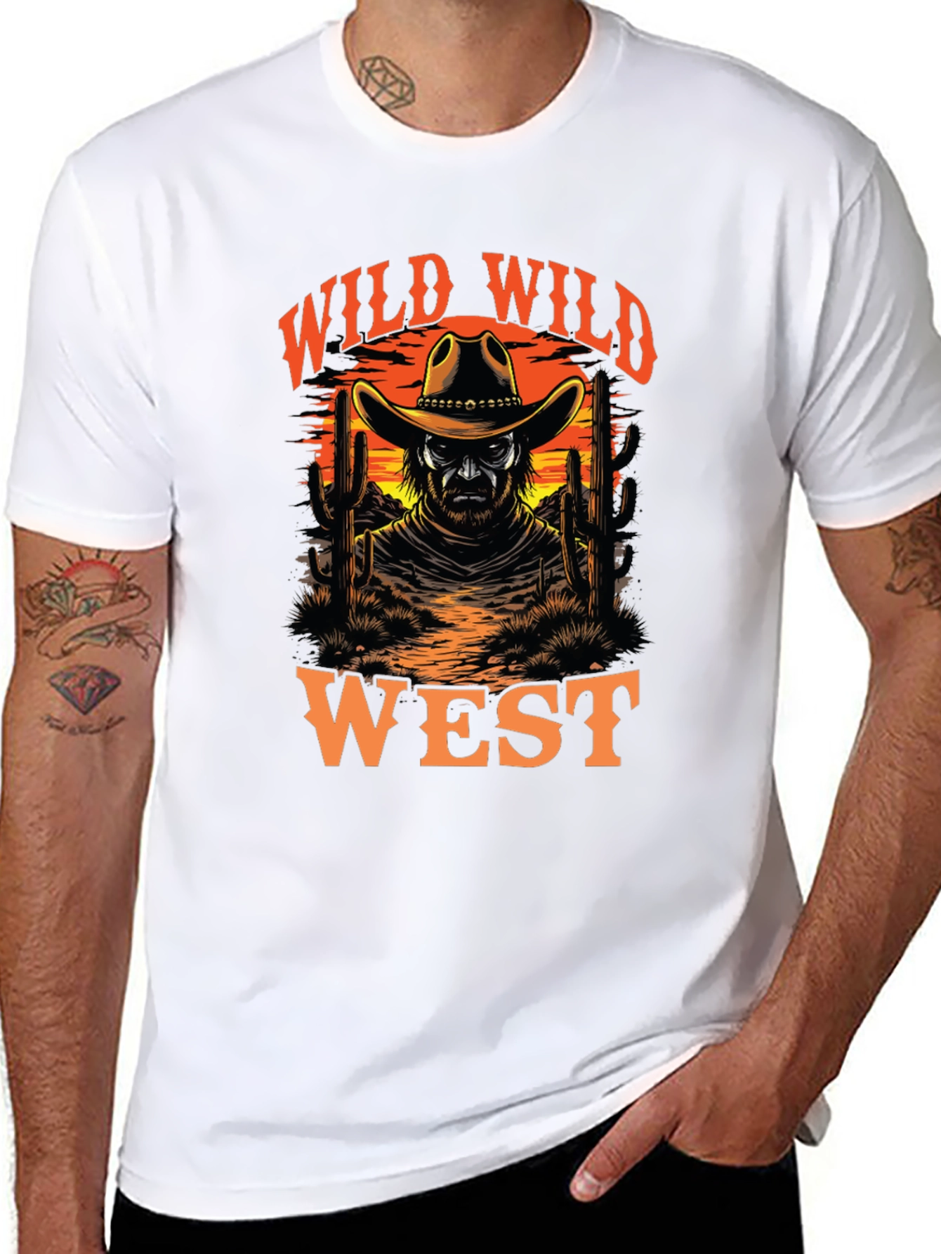 Wild West Cowboy Graphic Tee