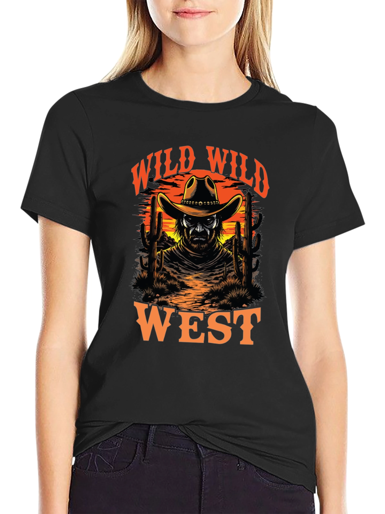 Wild West Cowboy Graphic Tee