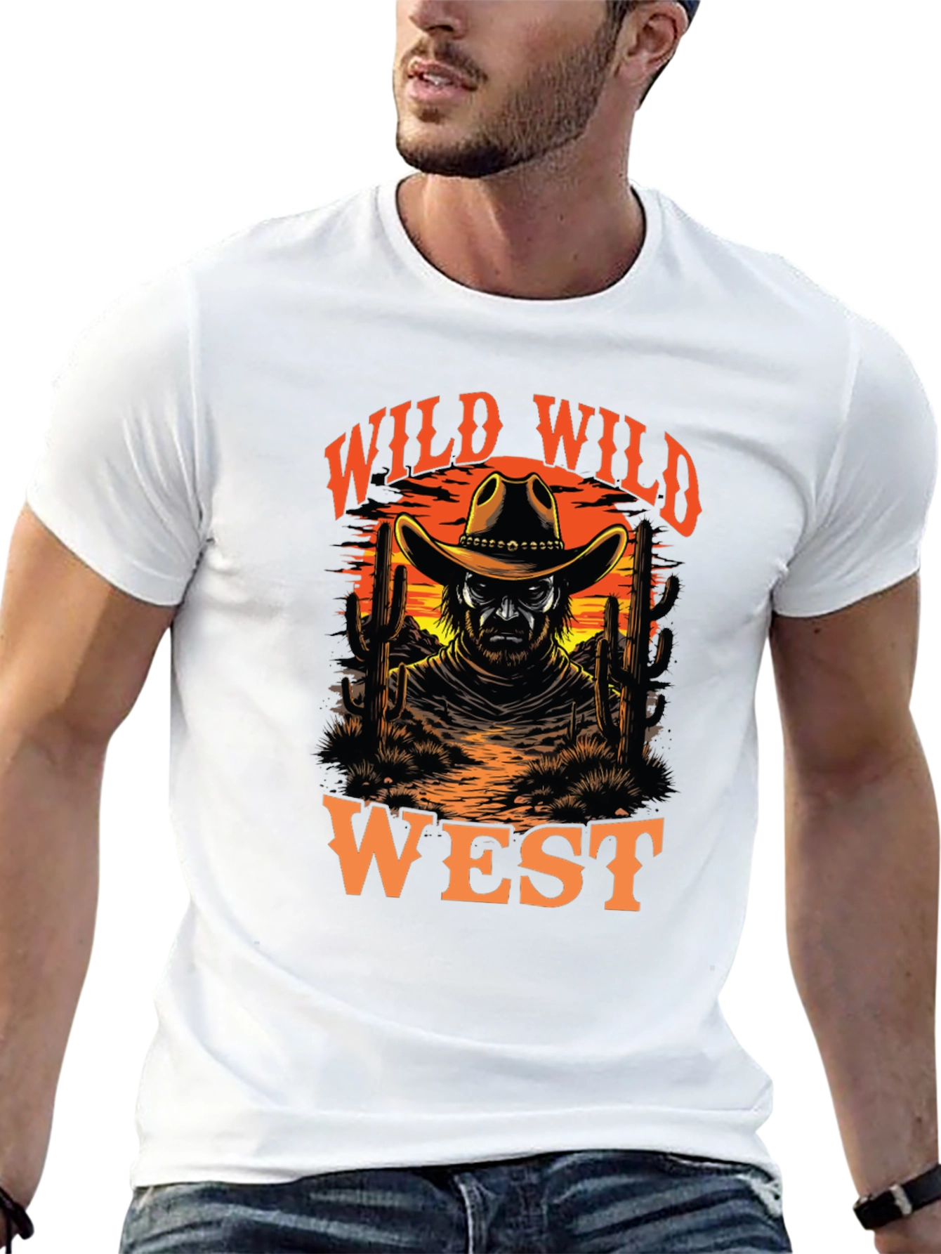 Wild West Cowboy Graphic Tee