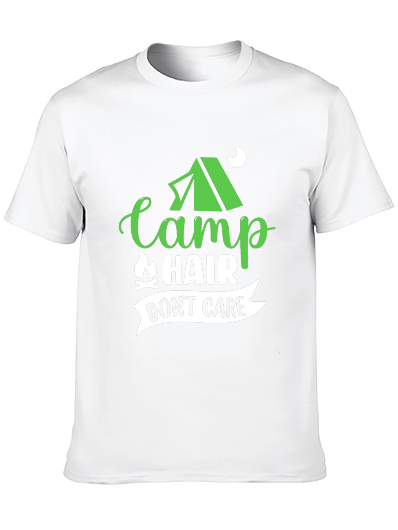 Camp Hair Dont Care Black T-Shirt