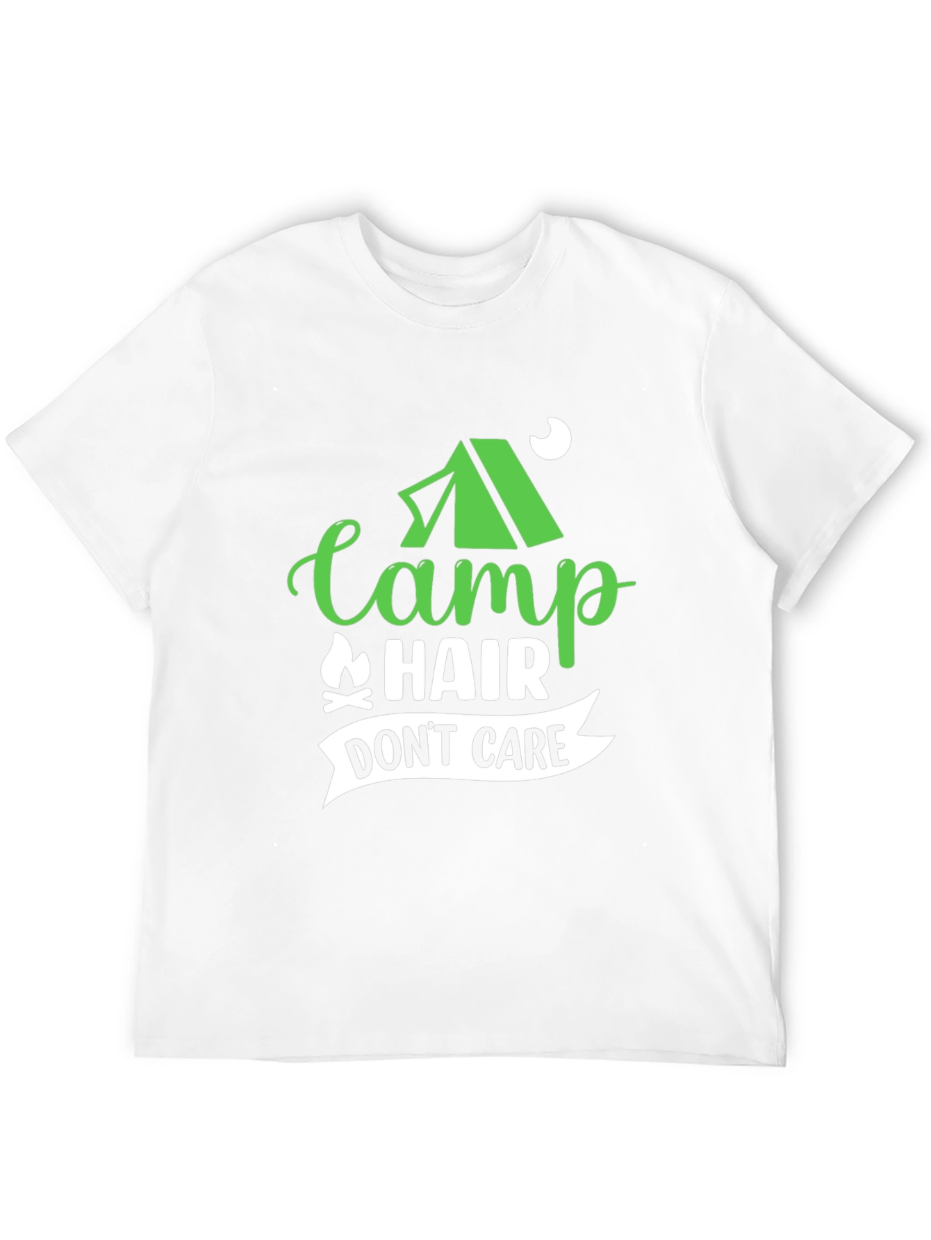 Camp Hair Dont Care Black T-Shirt