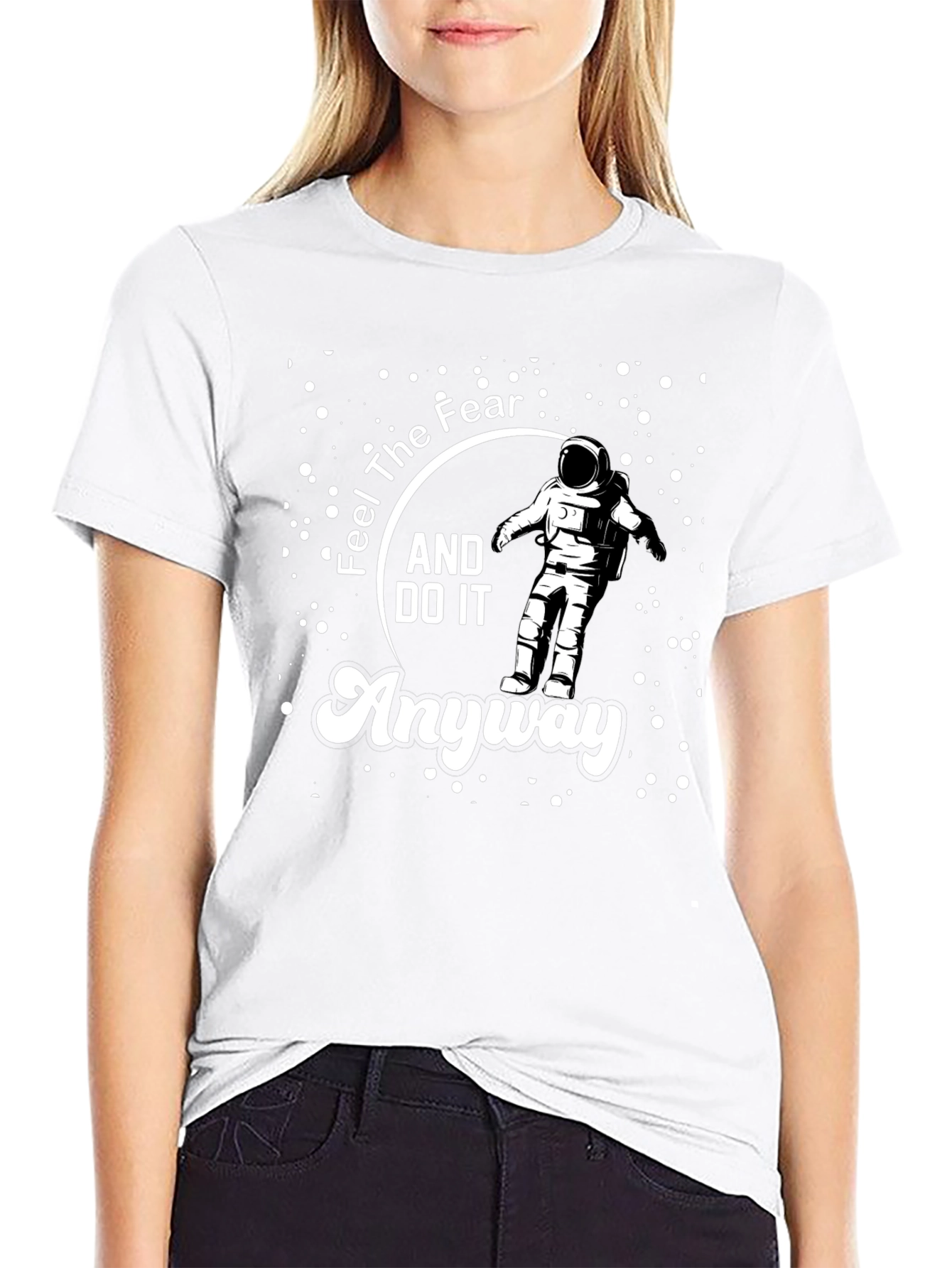 Feel The Fear Astronaut T-Shirt