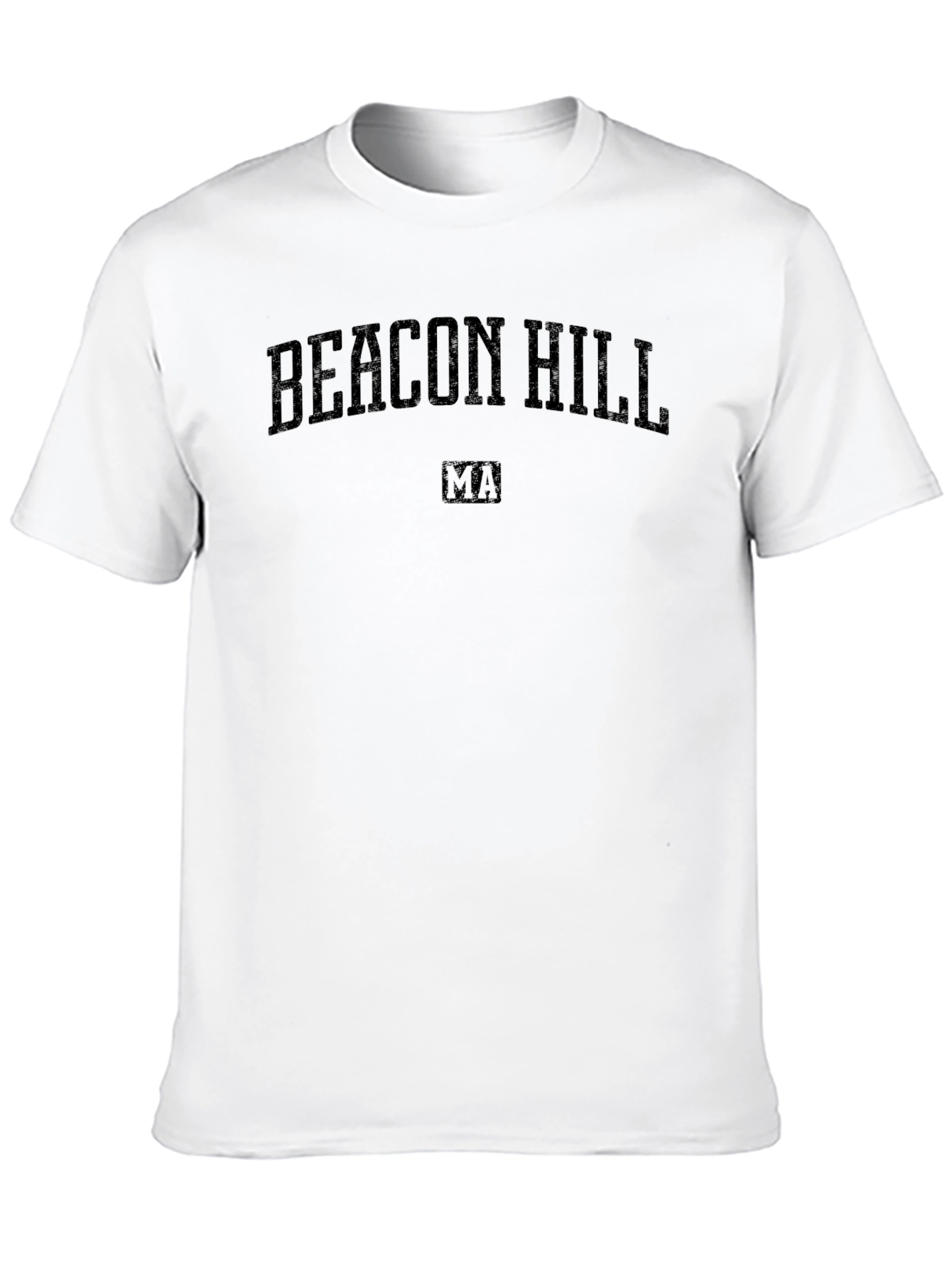 Beacon Hill MA Graphic Tee - Black