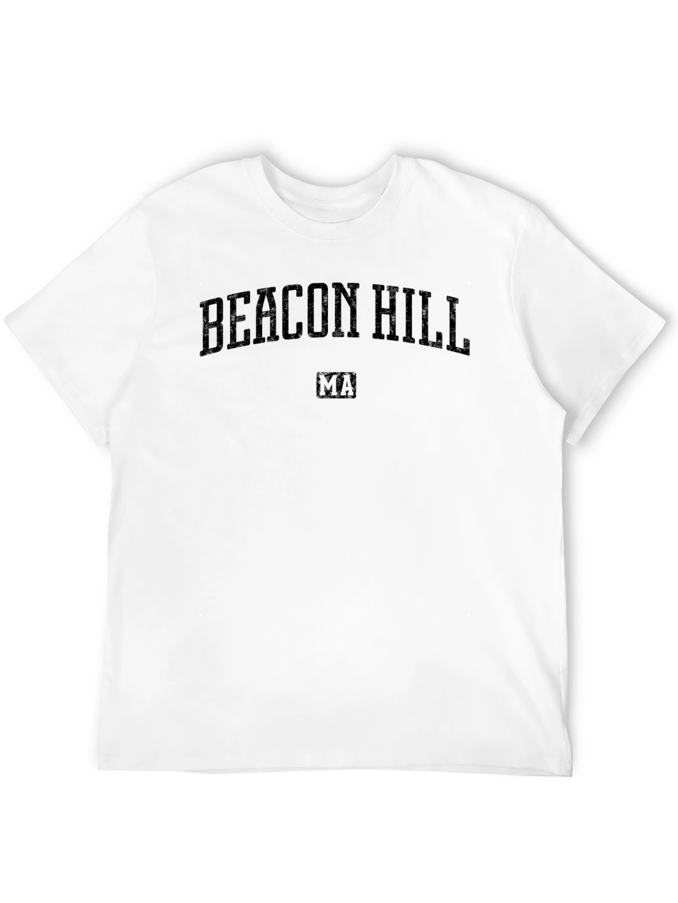 Beacon Hill MA Graphic Tee - Black