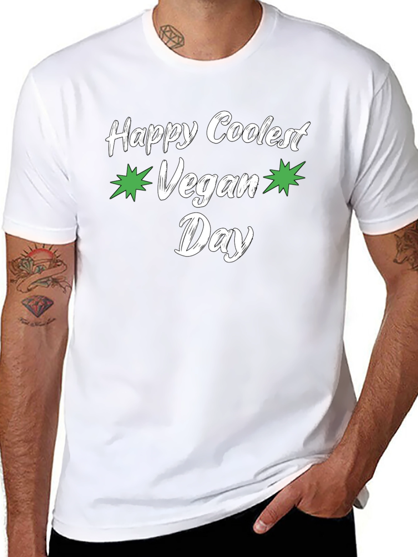 Happy Coolest Vegan Day T-Shirt