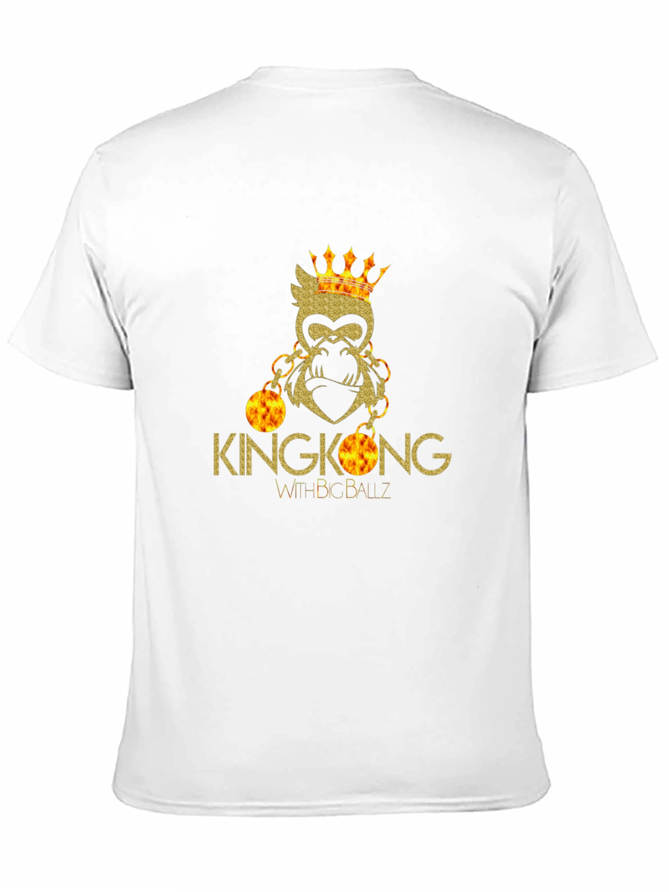 Kingkong With Big Ballz Black T-Shirt