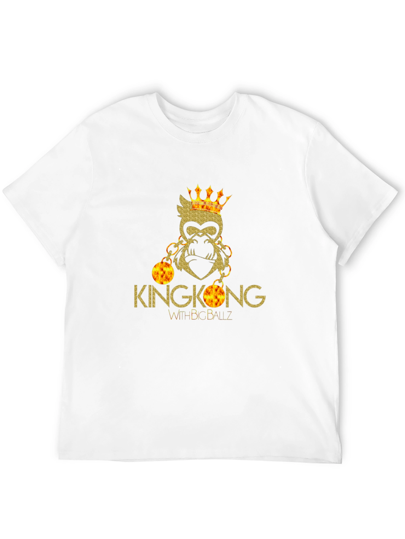 Kingkong With Big Ballz Black T-Shirt