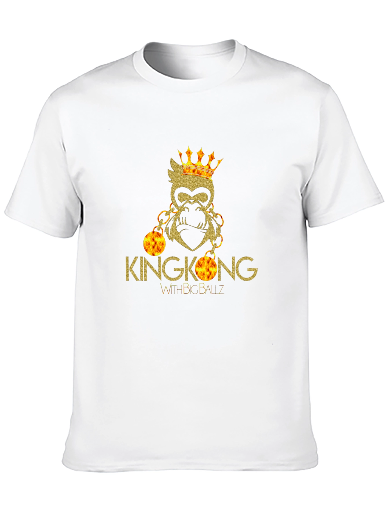 Kingkong With Big Ballz Black T-Shirt