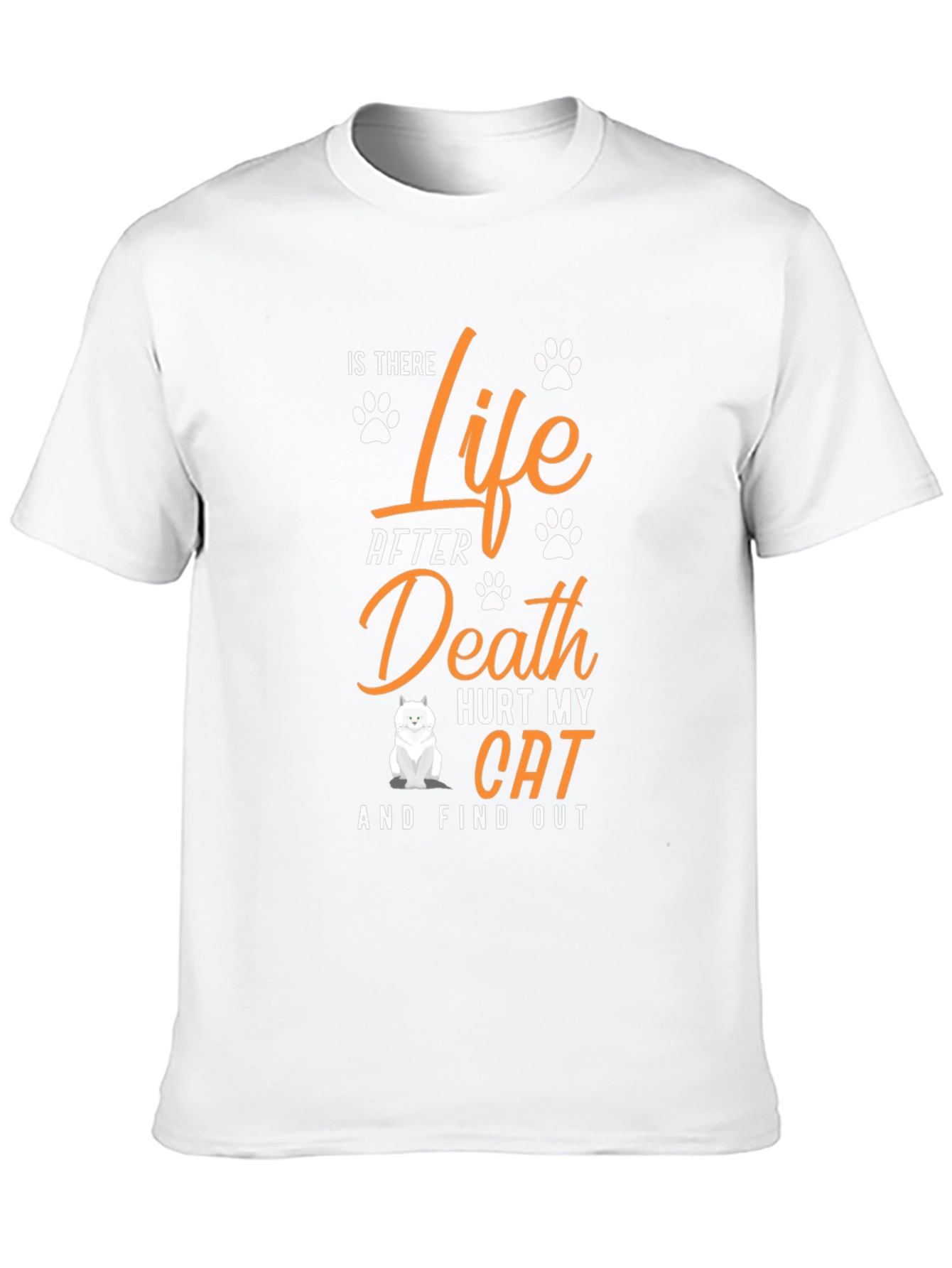 Is There Life After Death Hurt My Cat T-Shirt