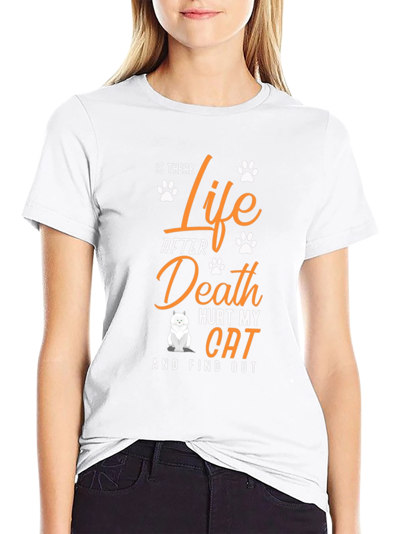 Is There Life After Death Hurt My Cat T-Shirt