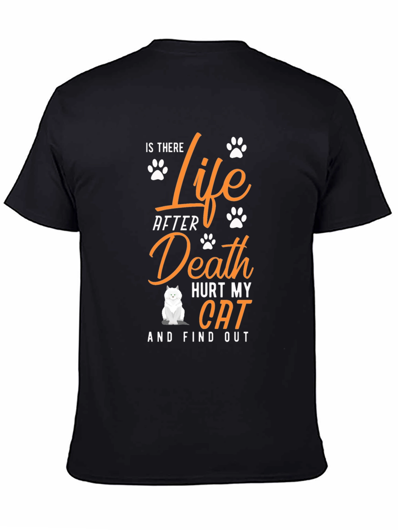 Is There Life After Death Hurt My Cat T-Shirt