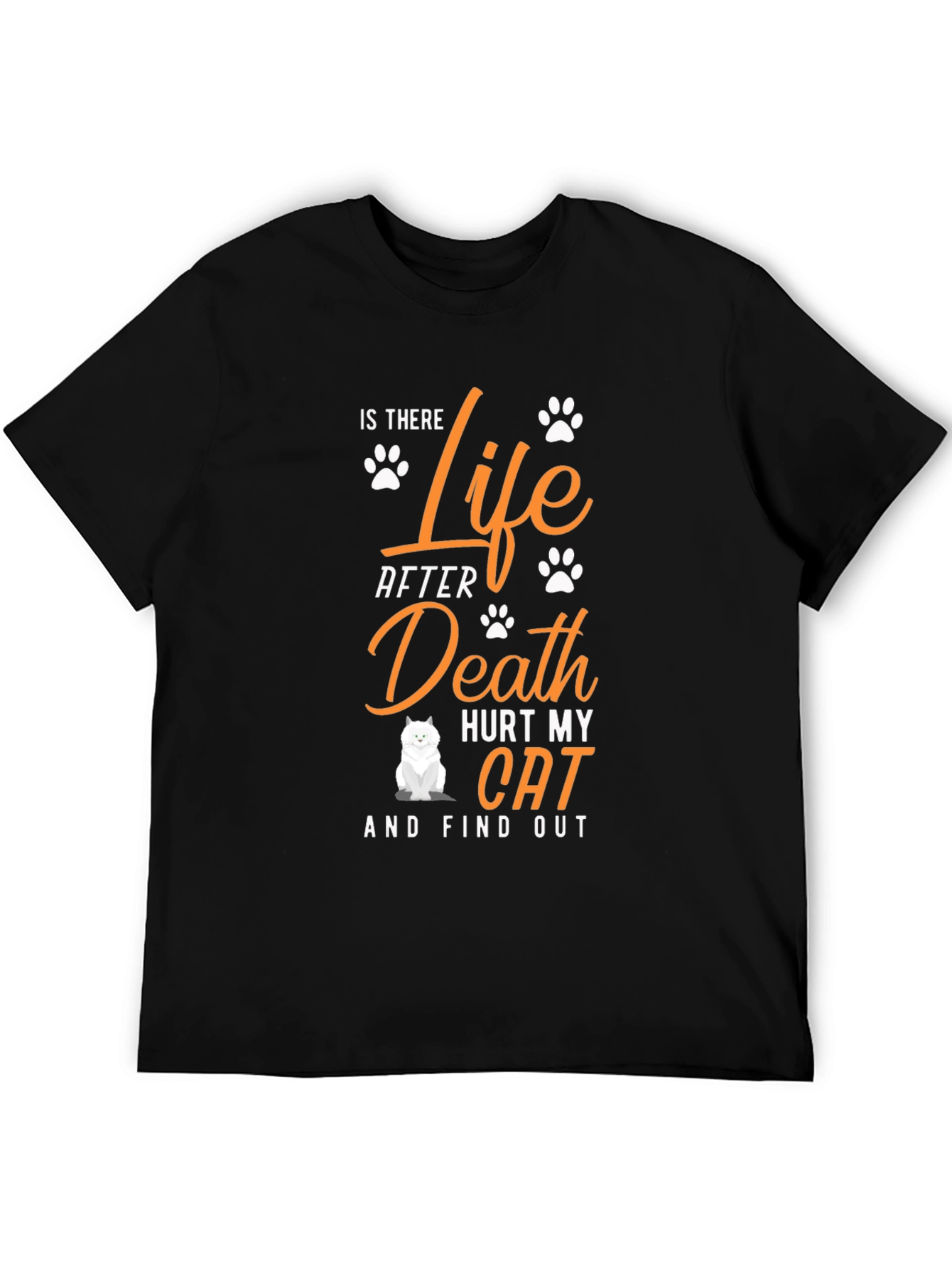 Is There Life After Death Hurt My Cat T-Shirt