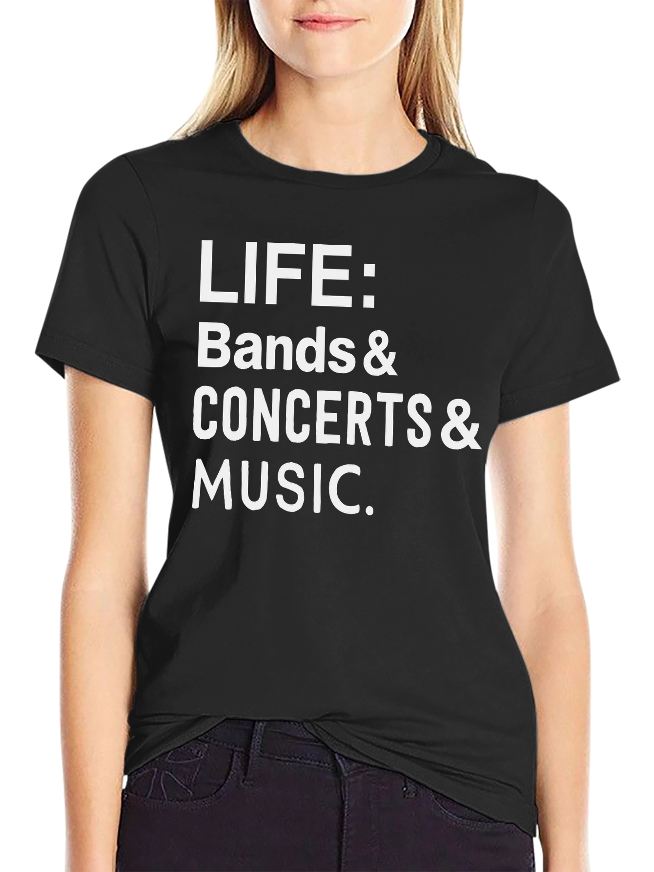 Life: Bands Concerts & Music Graphic Tee