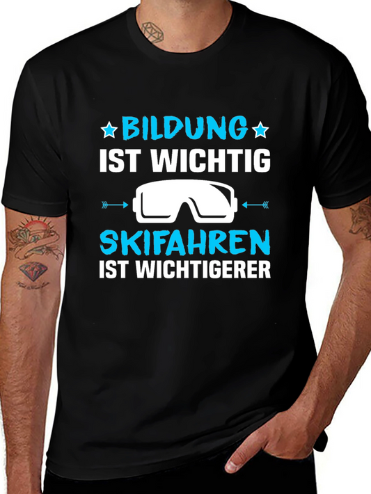 Skiing is More Important T-Shirt
