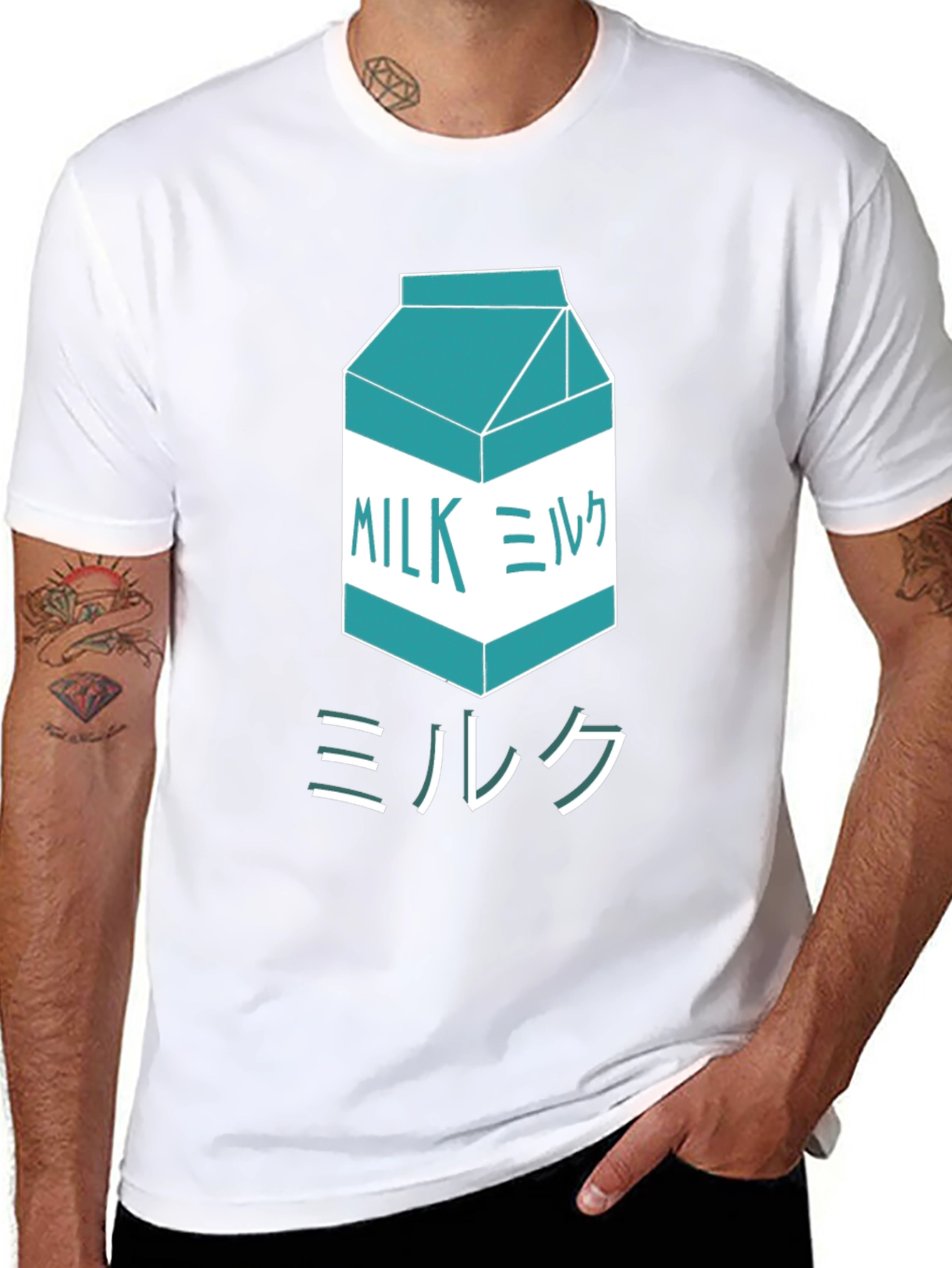 Japanese Milk Carton Graphic T-Shirt