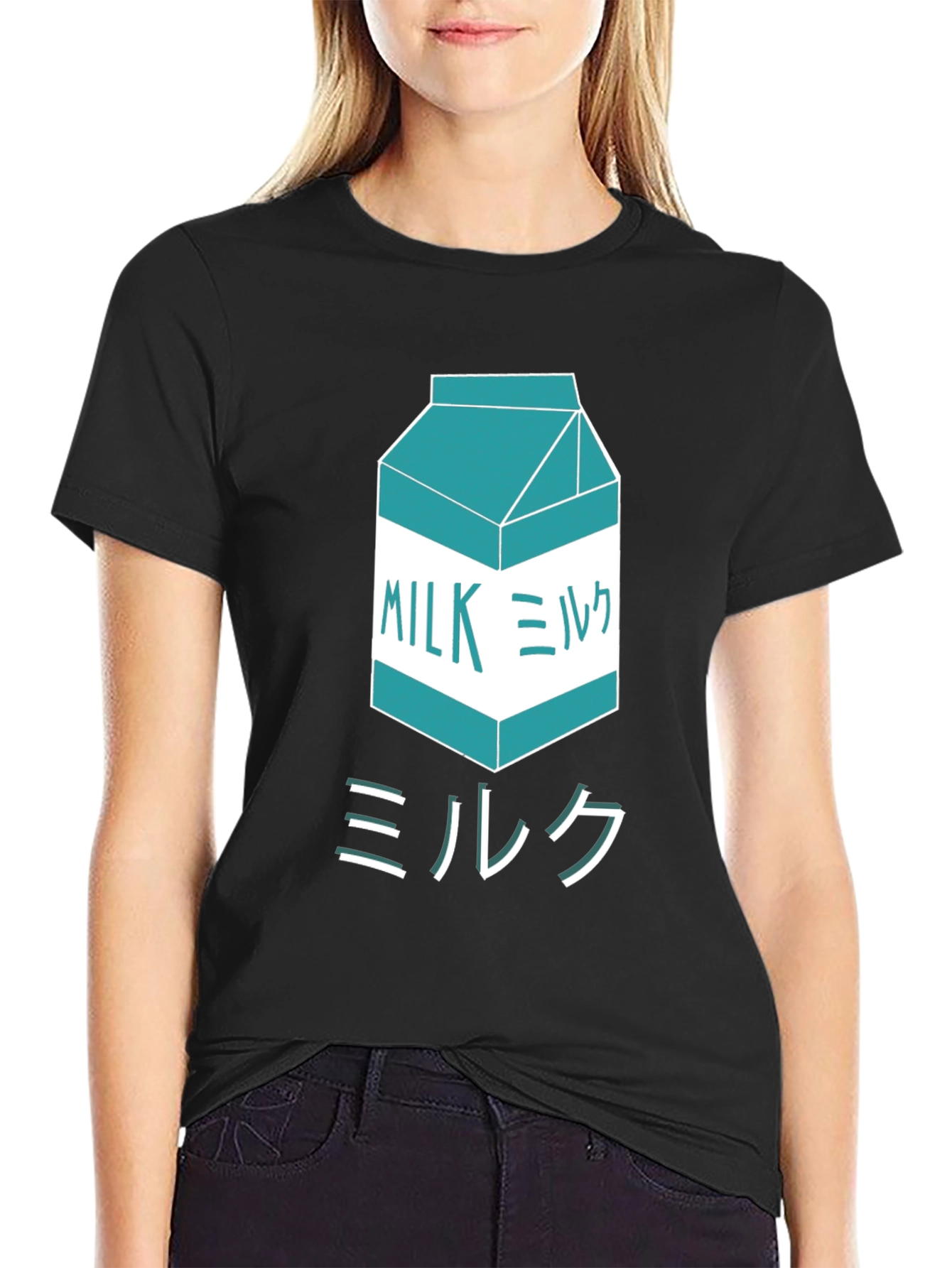 Japanese Milk Carton Graphic T-Shirt