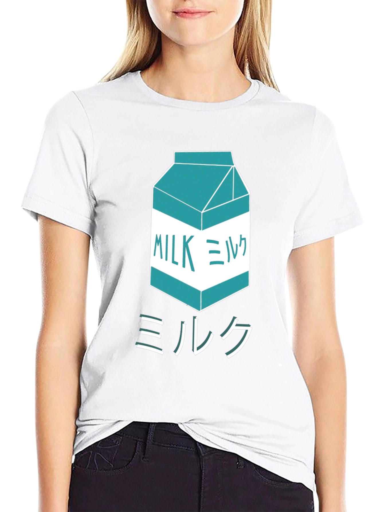 Japanese Milk Carton Graphic T-Shirt