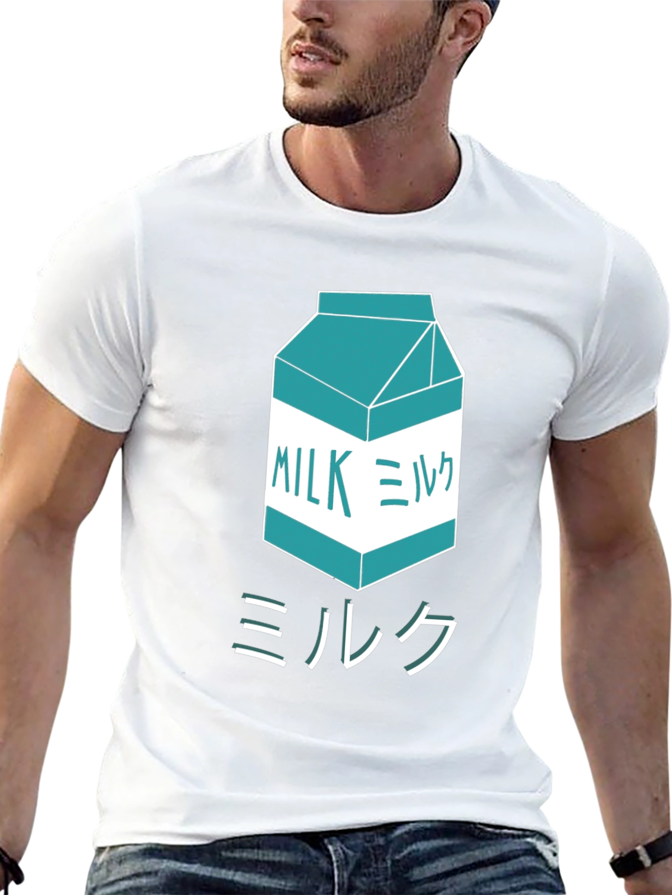 Japanese Milk Carton Graphic T-Shirt