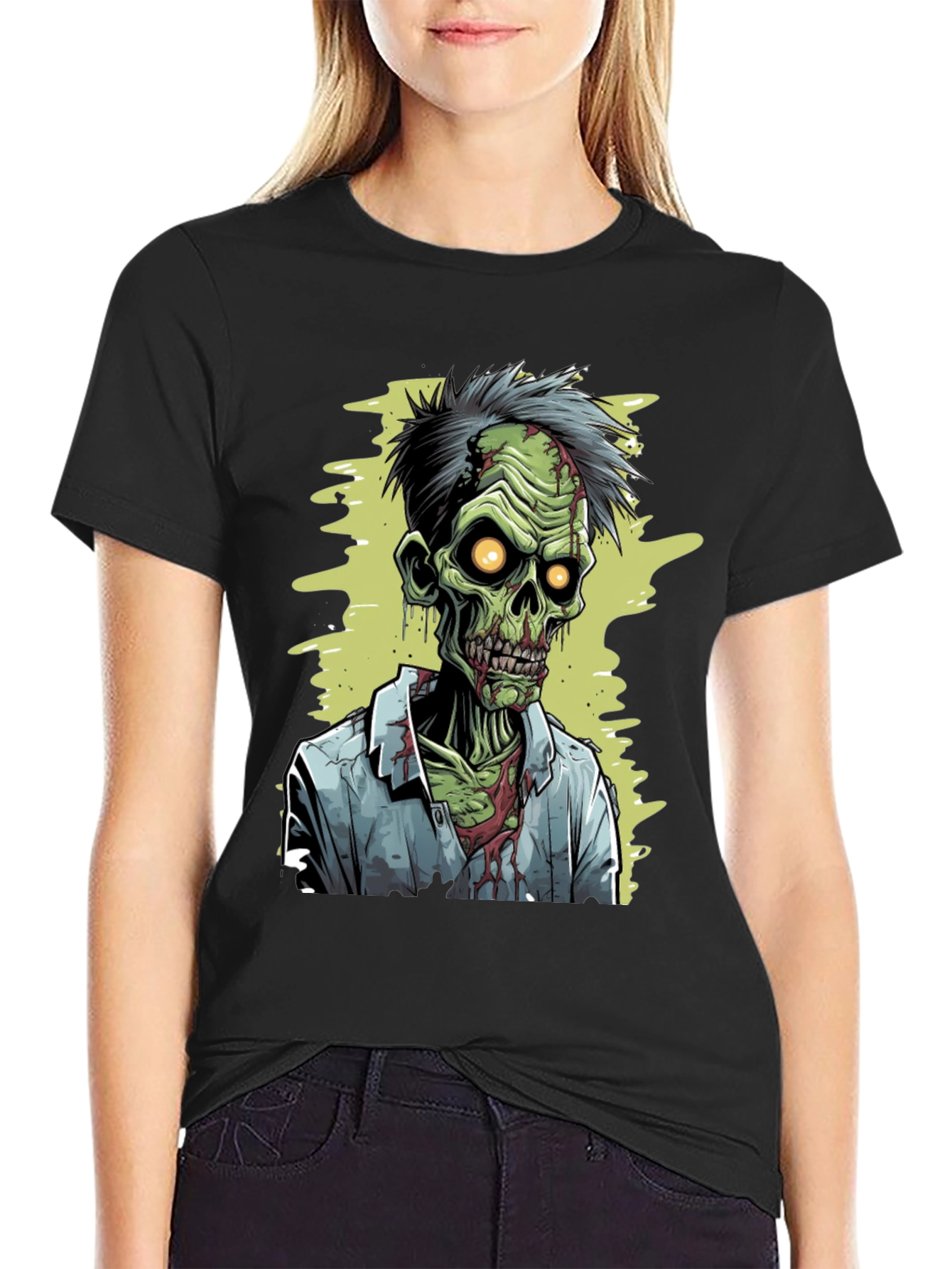 Zombie Cartoon Graphic Tee