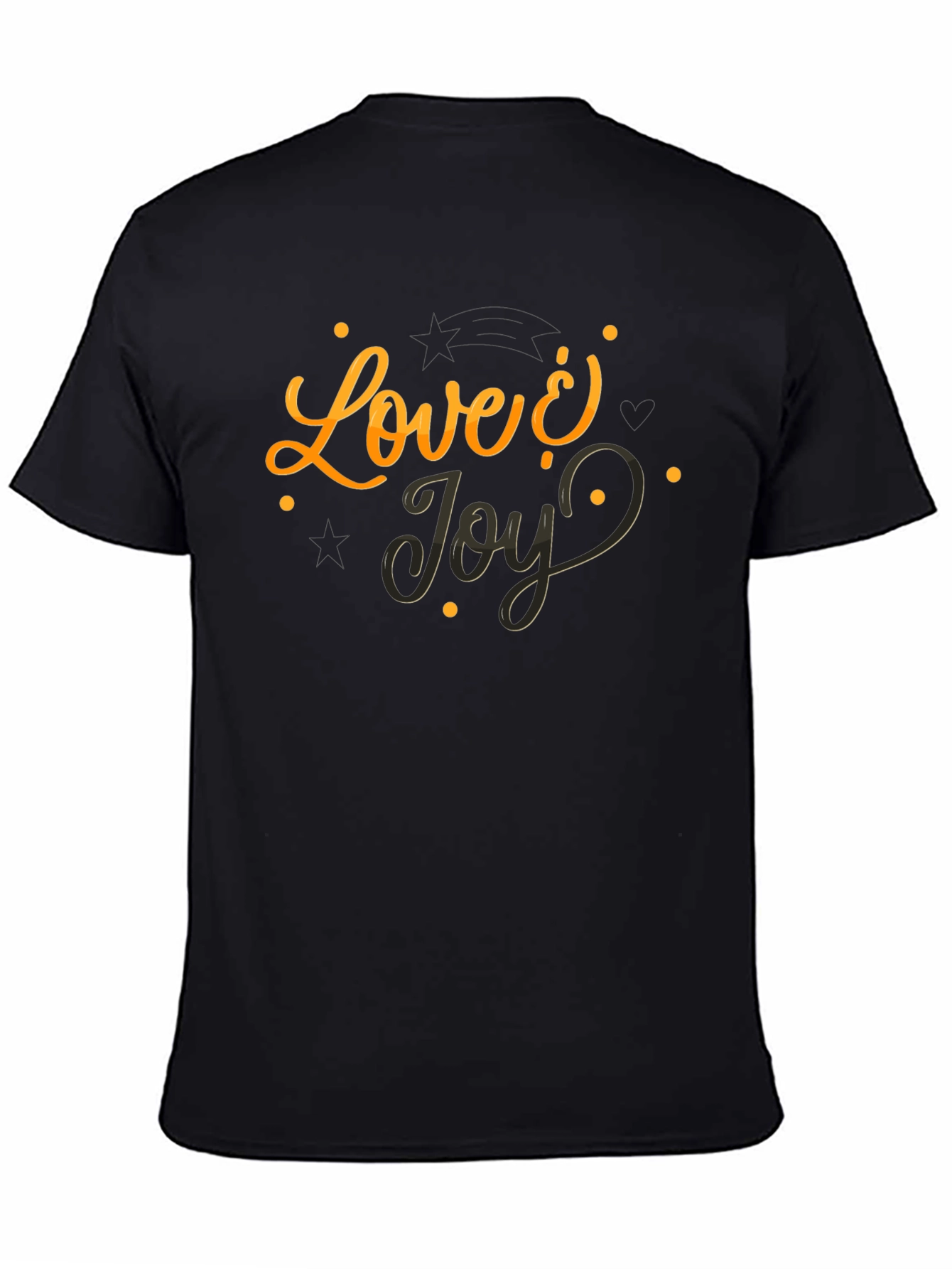 Love & Joy Black Graphic Tee