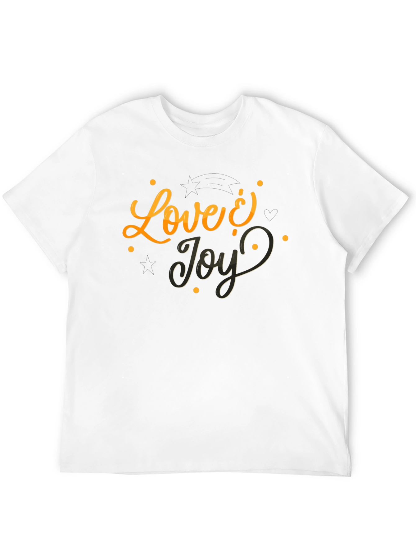 Love & Joy Black Graphic Tee