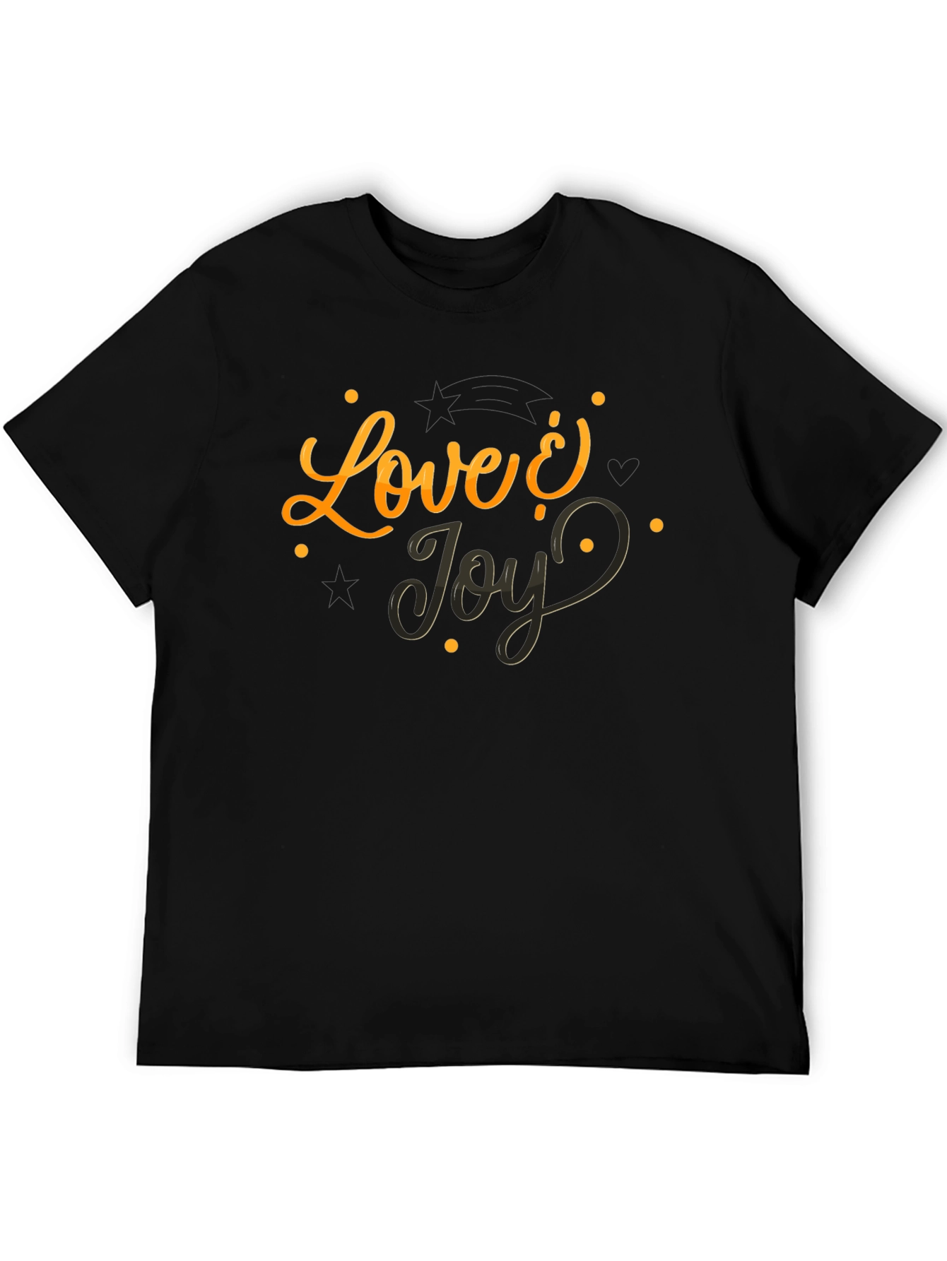 Love & Joy Black Graphic Tee