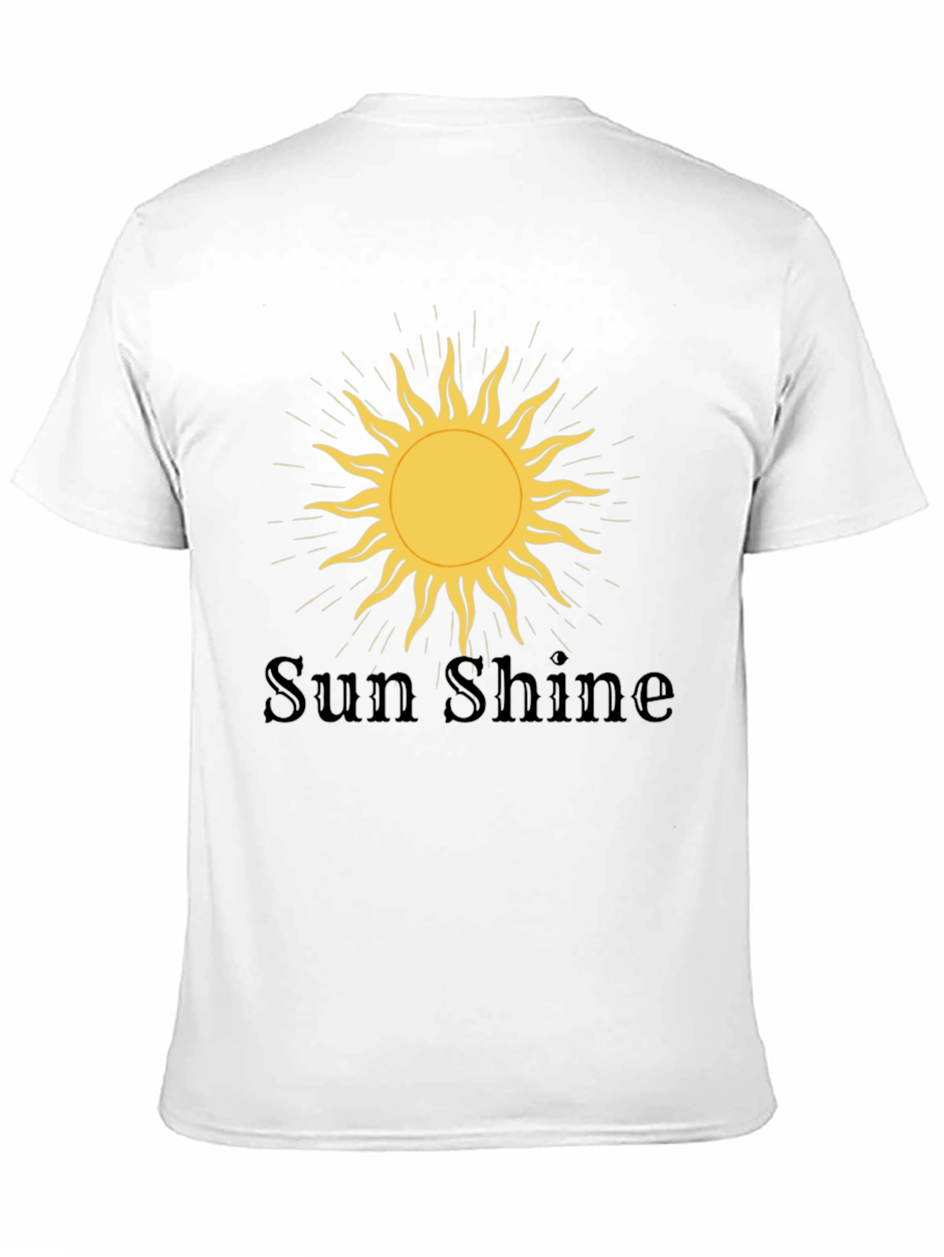 Sunshine Graphic Tee - Mens Black T-Shirt