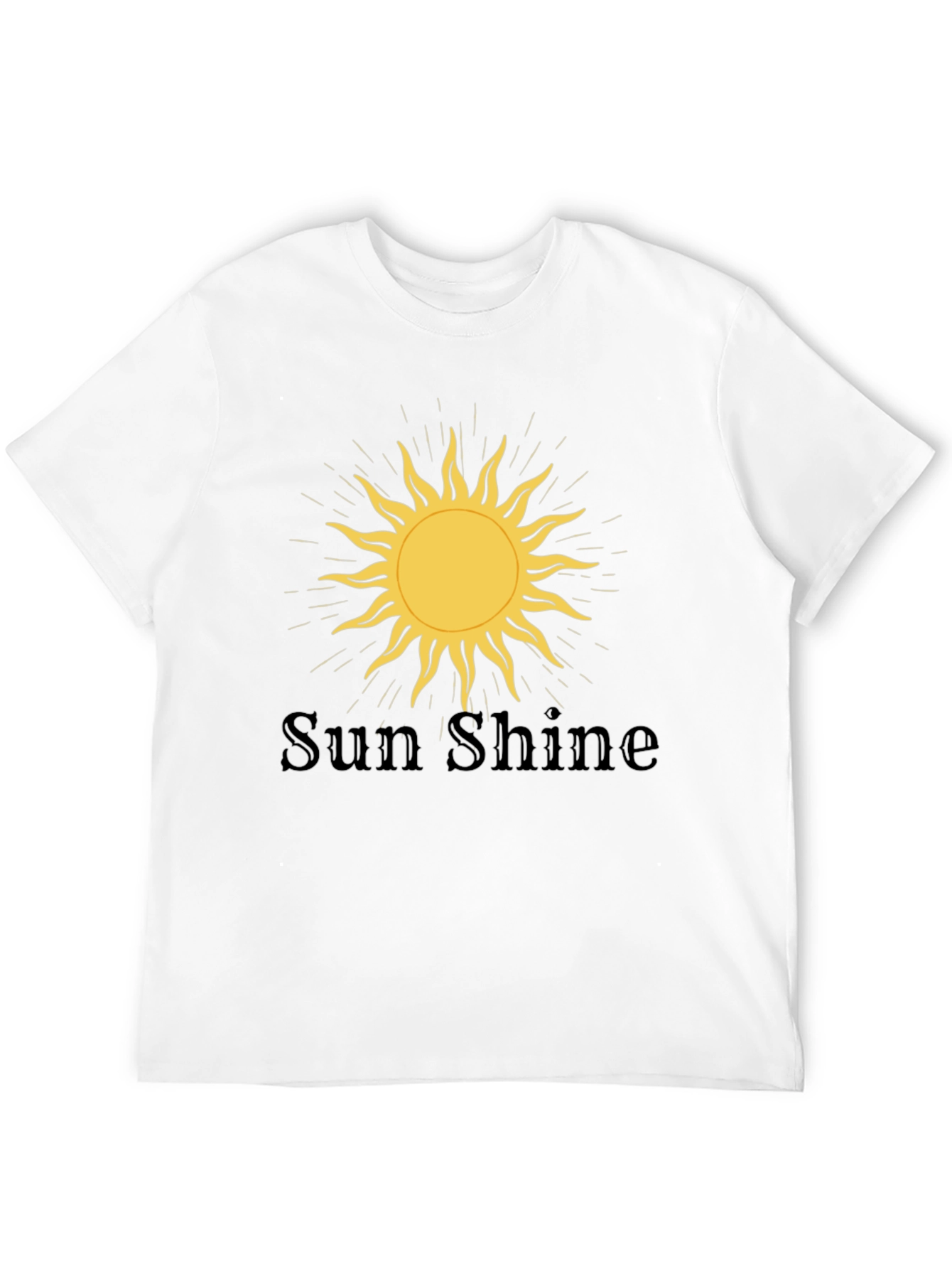 Sunshine Graphic Tee - Mens Black T-Shirt