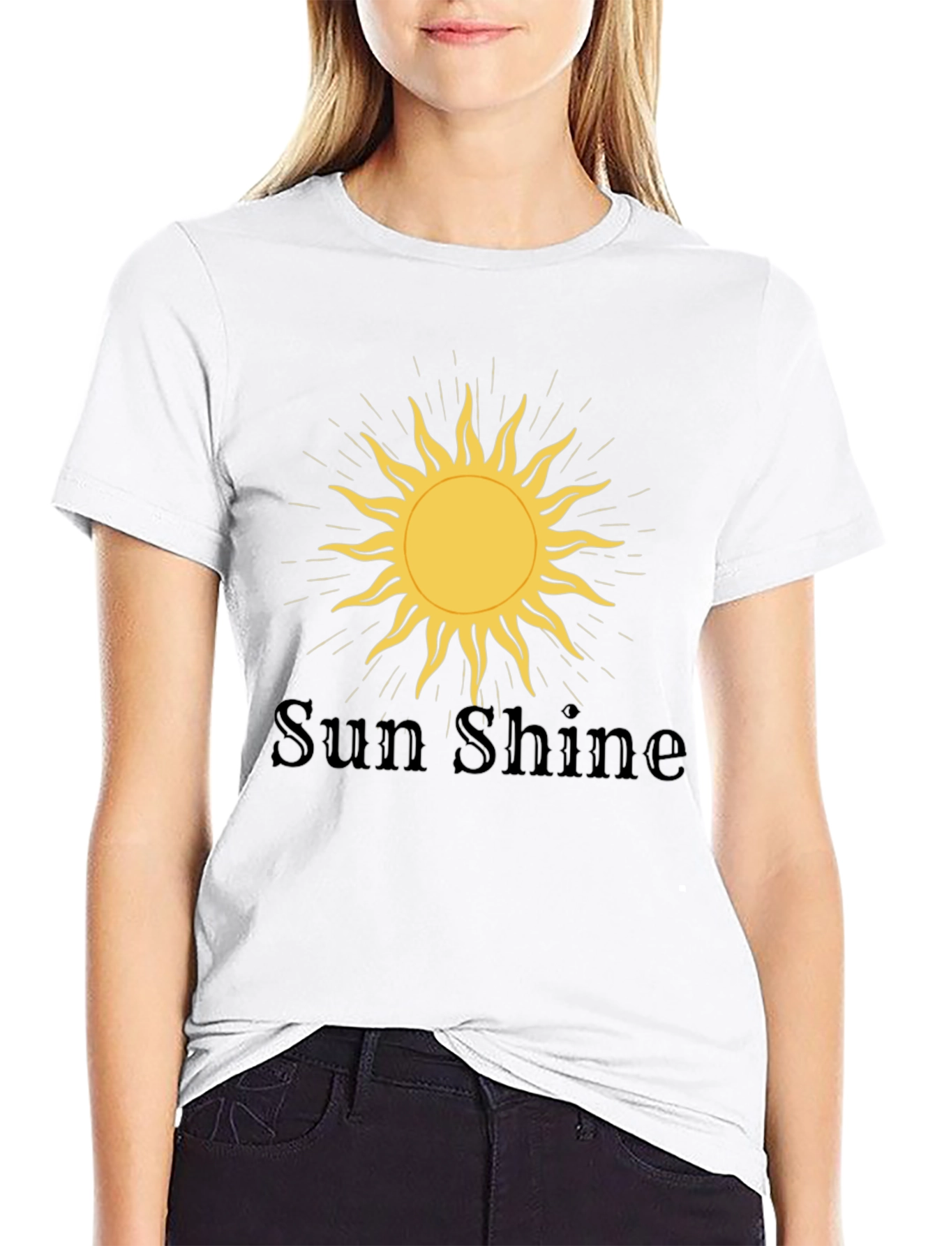 Sunshine Graphic Tee - Mens Black T-Shirt