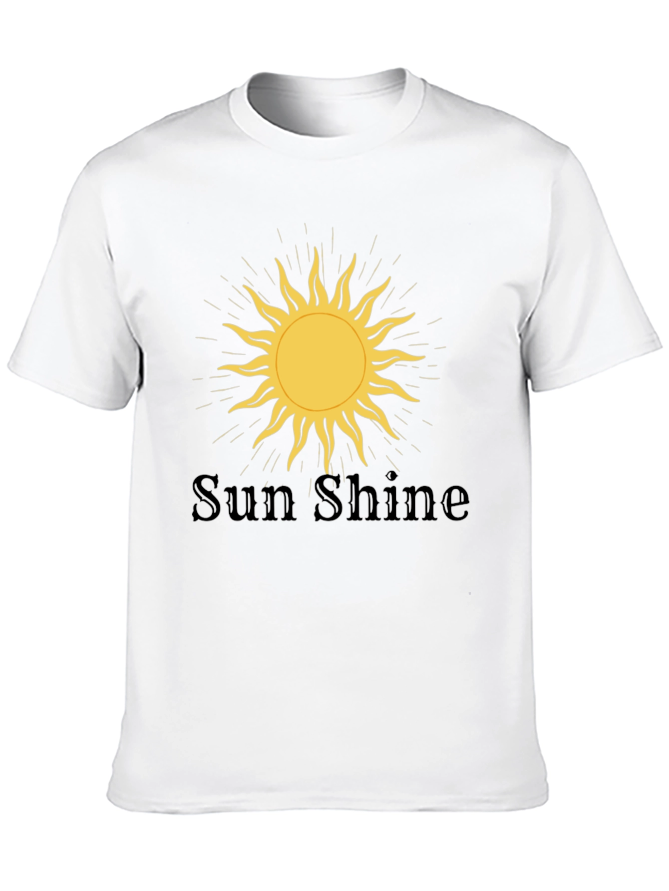 Sunshine Graphic Tee - Mens Black T-Shirt