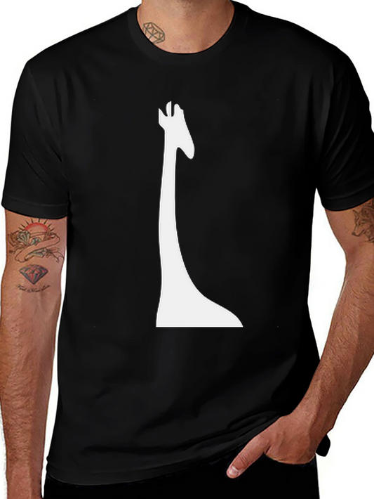 Giraffe Graphic Tee - Black Unisex T-Shirt