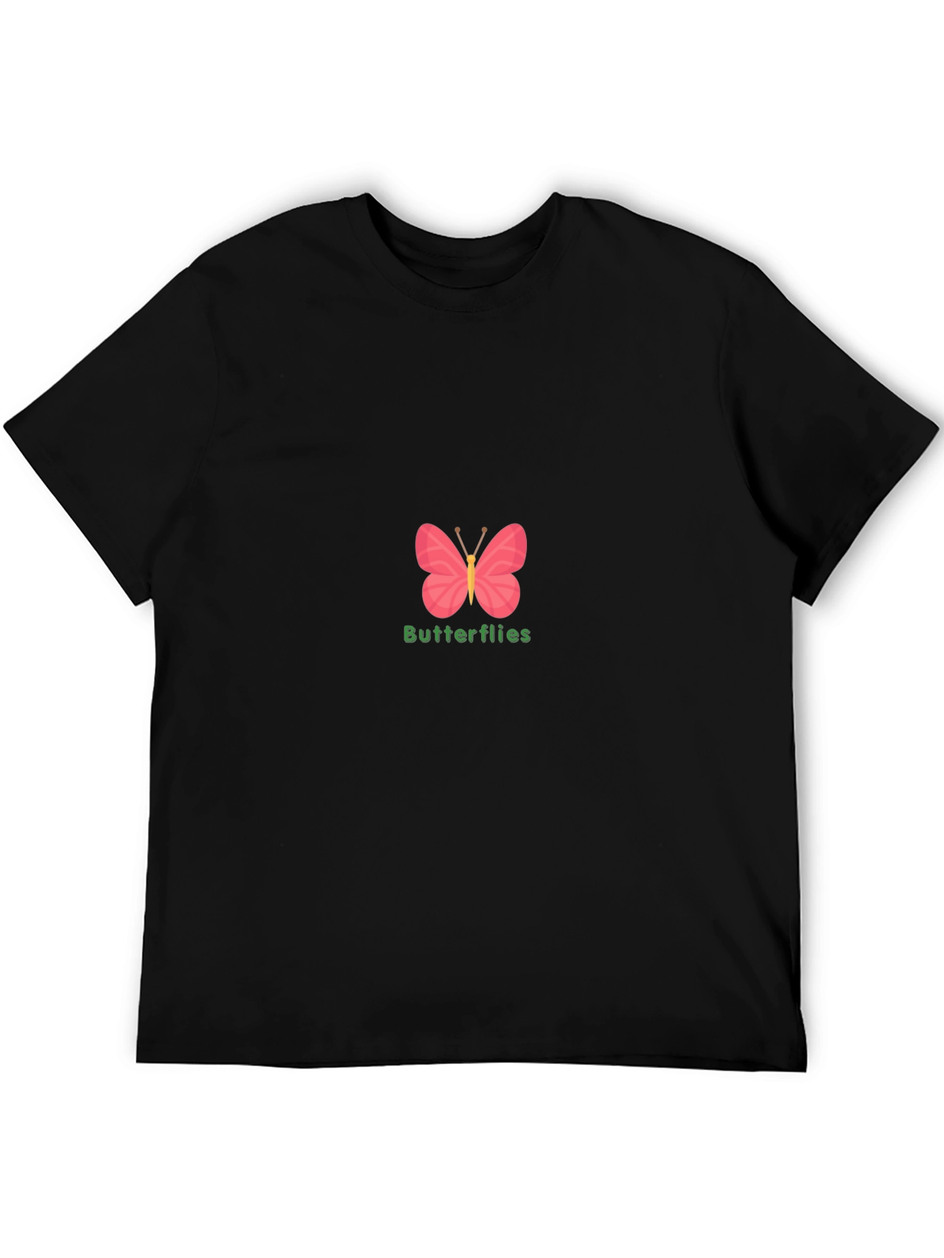 Black Butterflies Graphic T-Shirt