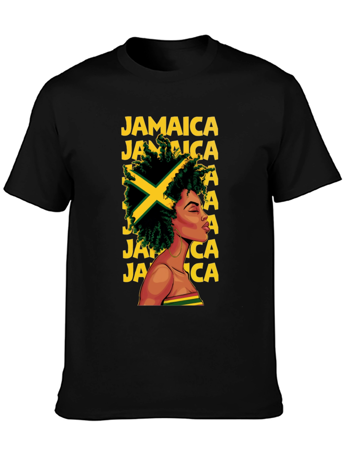 Jamaica Pride Tee - Stylish Afro-Caribbean Flag T-Shirt