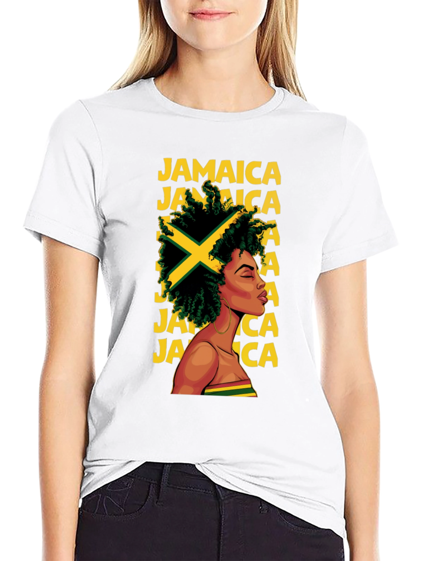 Jamaica Pride Tee - Stylish Afro-Caribbean Flag T-Shirt