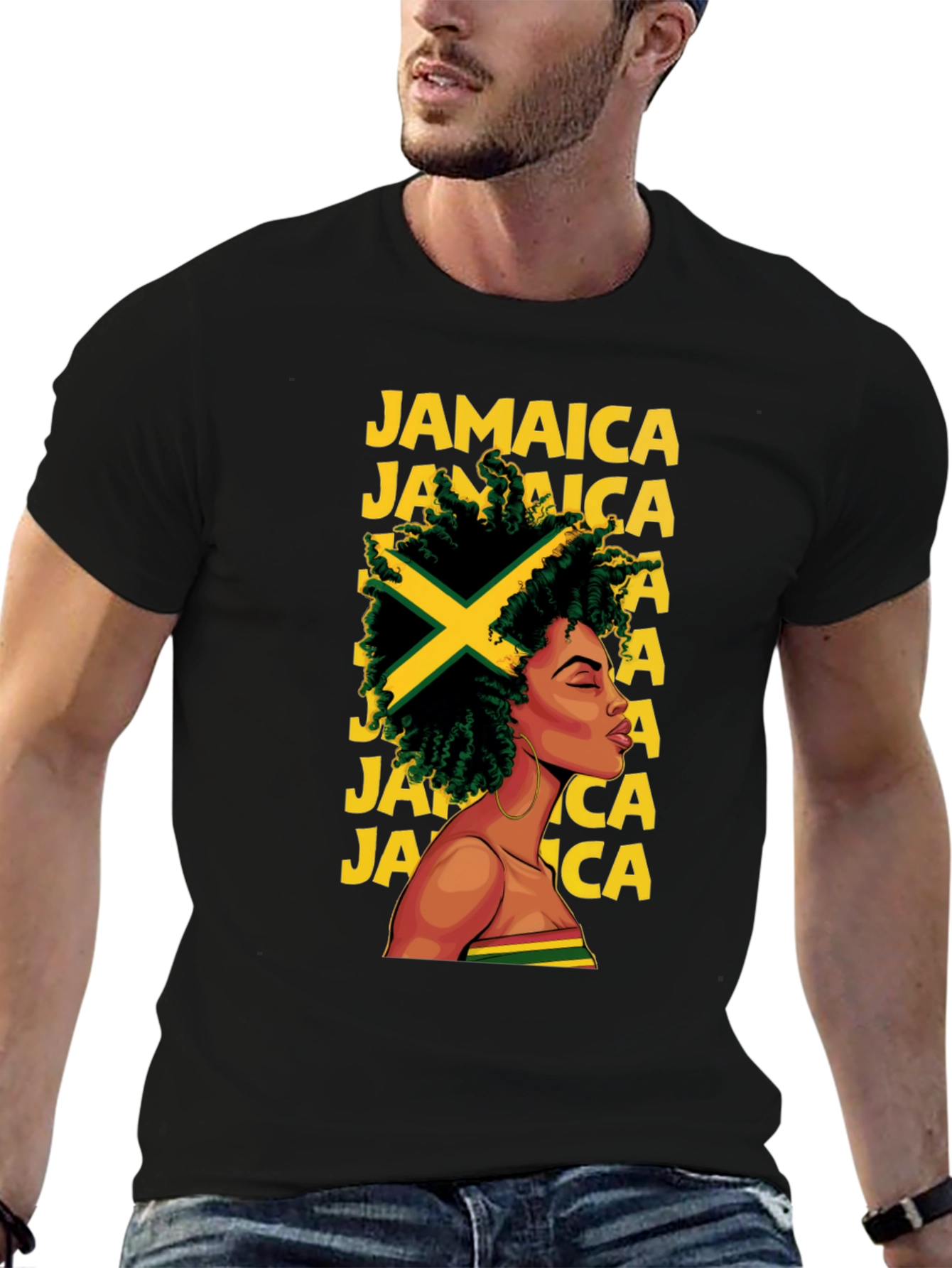 Jamaica Pride Tee - Stylish Afro-Caribbean Flag T-Shirt