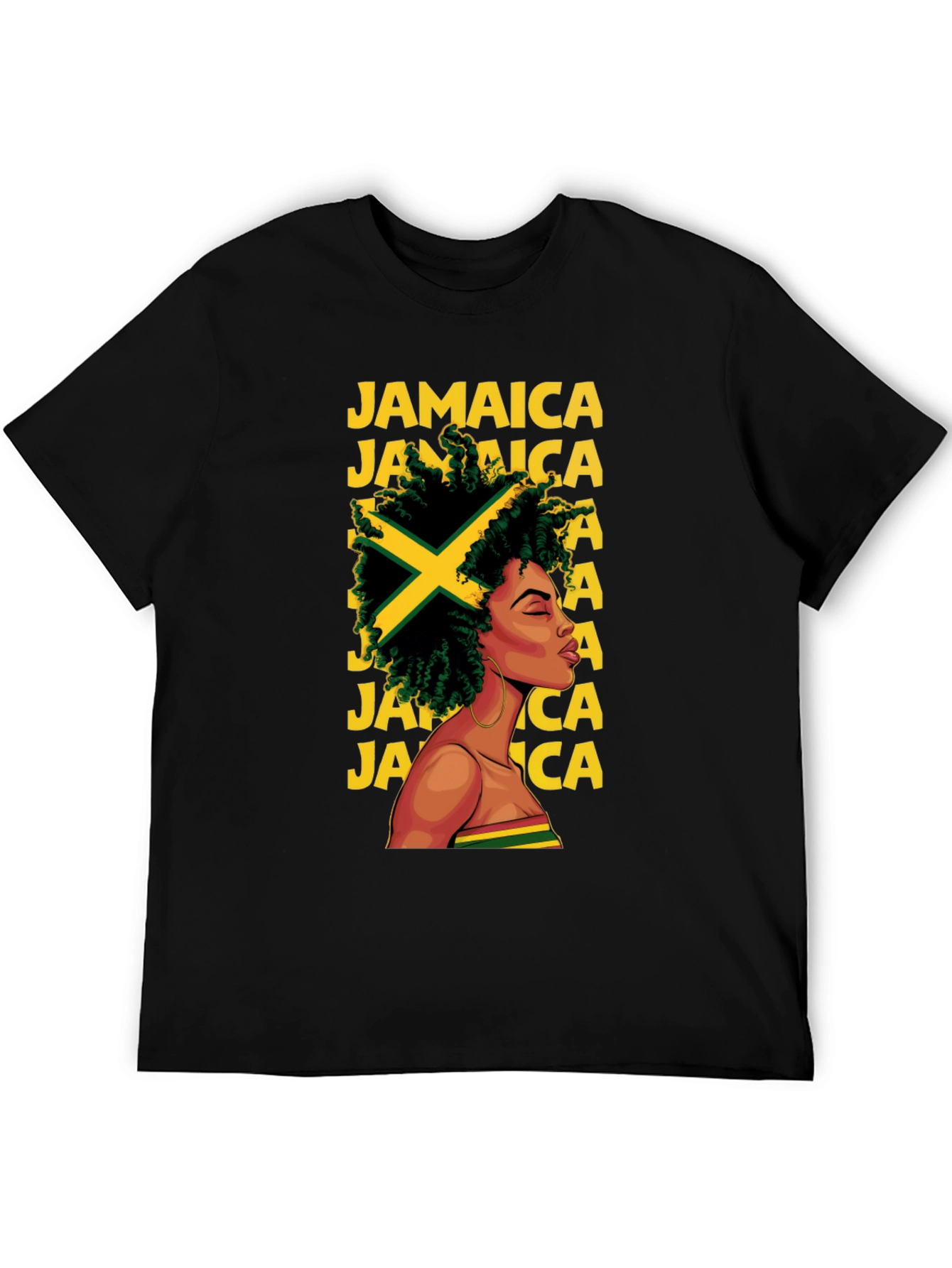 Jamaica Pride Tee - Stylish Afro-Caribbean Flag T-Shirt