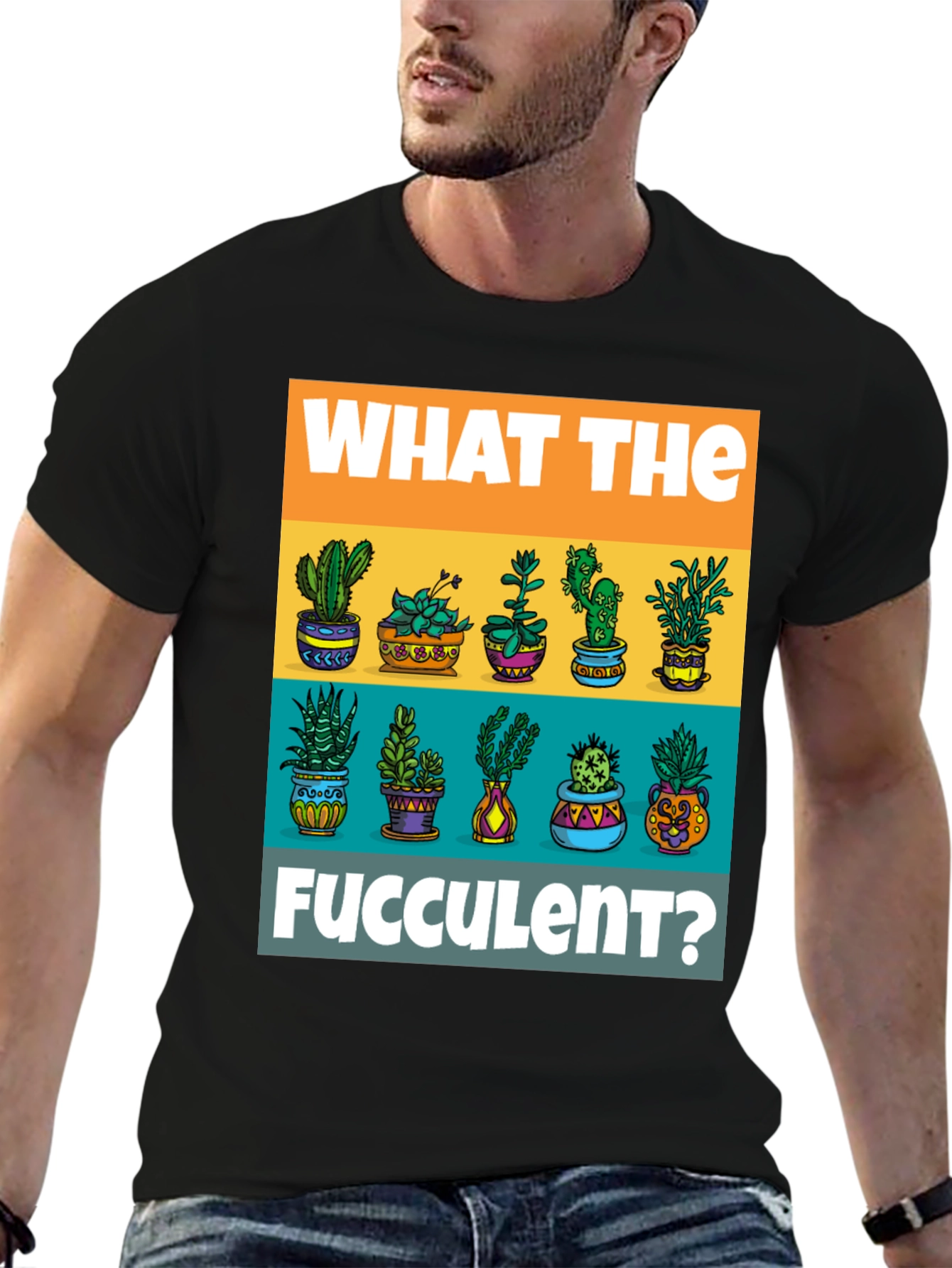 What The Fucculent T-Shirt - Plant Lover Tee