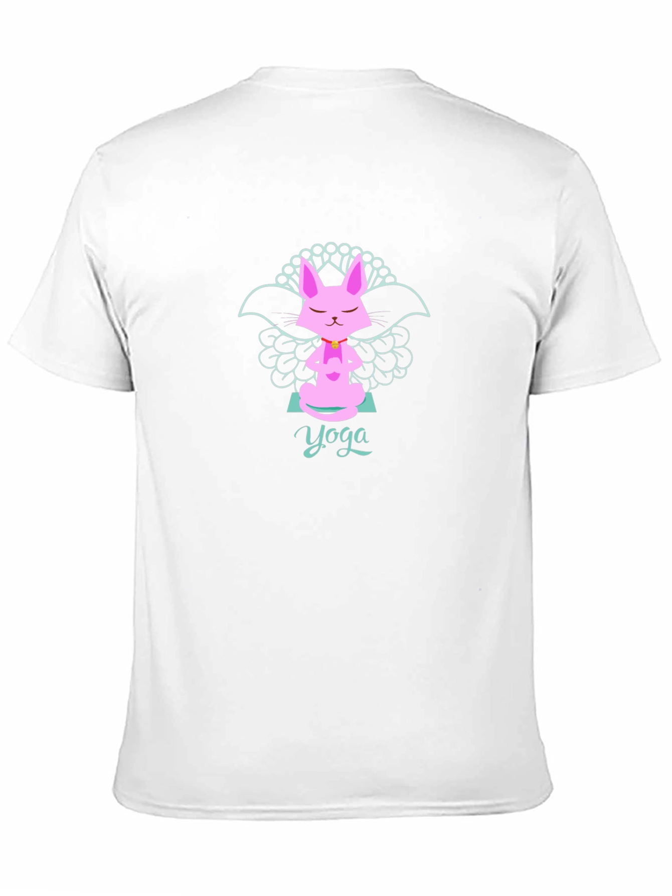 Yoga Bunny Black T-Shirt - Meditating Rabbit Tee