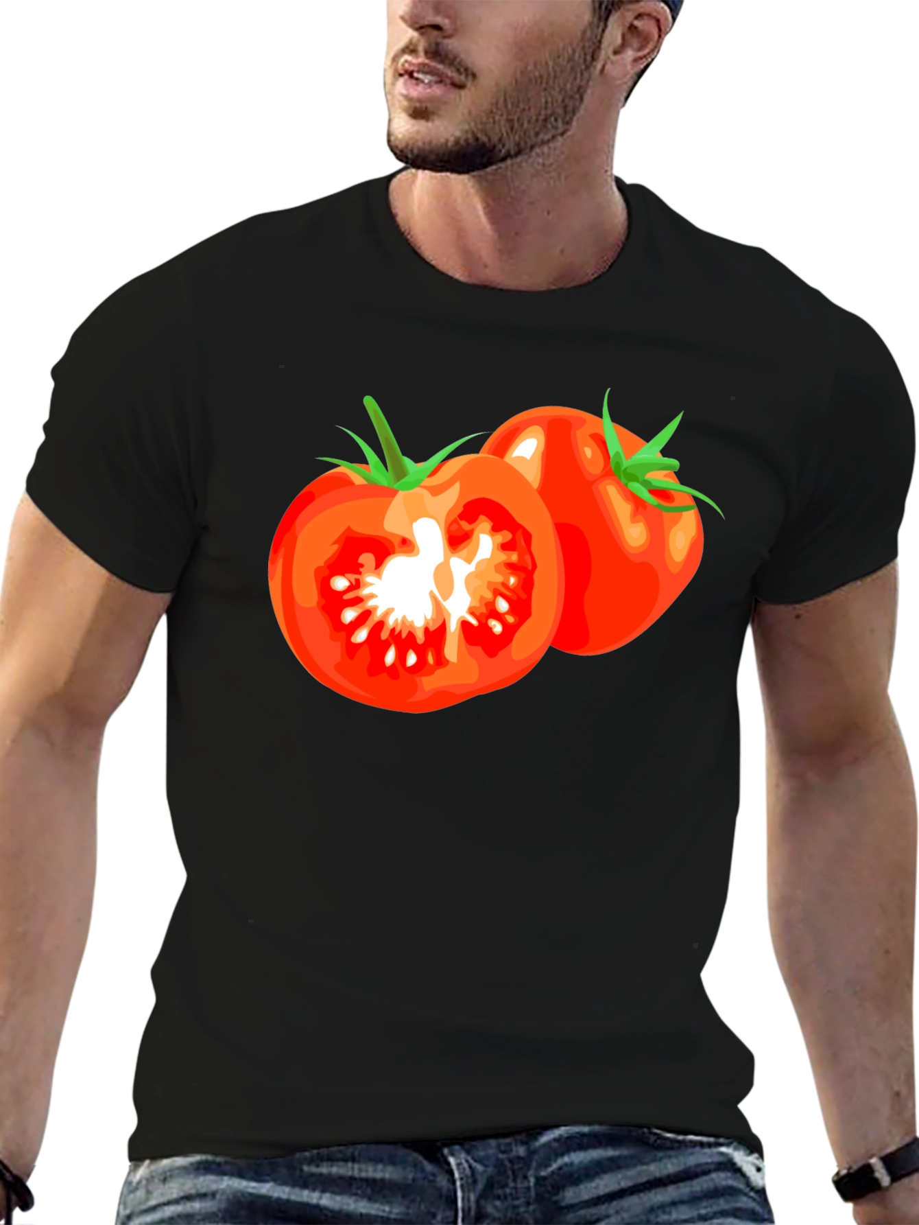 Tomato Graphic T-Shirt - Fresh & Fun Design!