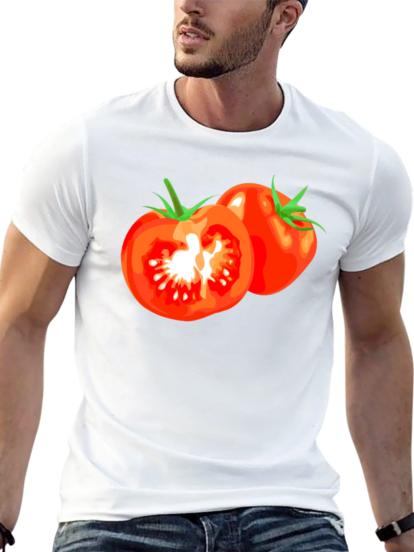 Tomato Graphic T-Shirt - Fresh & Fun Design!