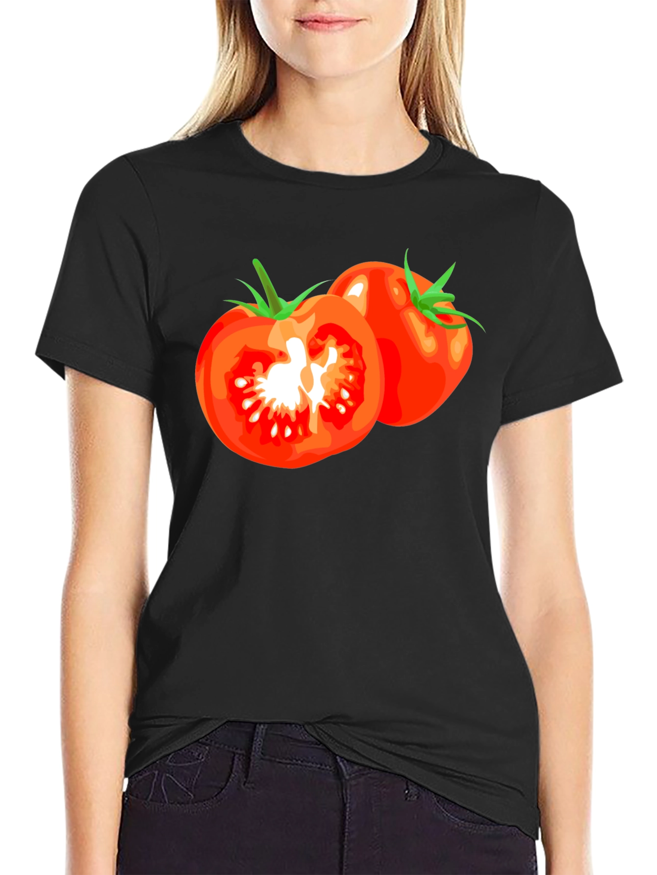 Tomato Graphic T-Shirt - Fresh & Fun Design!