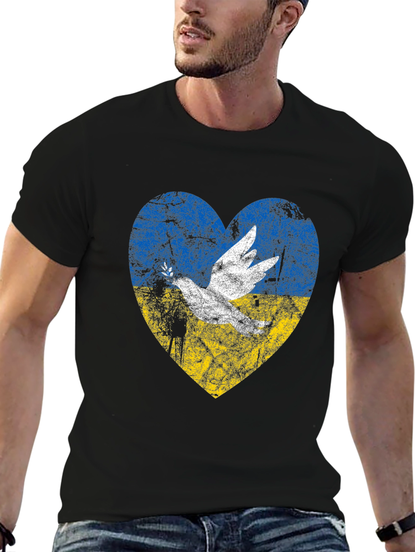 Ukraine Peace Dove T-Shirt