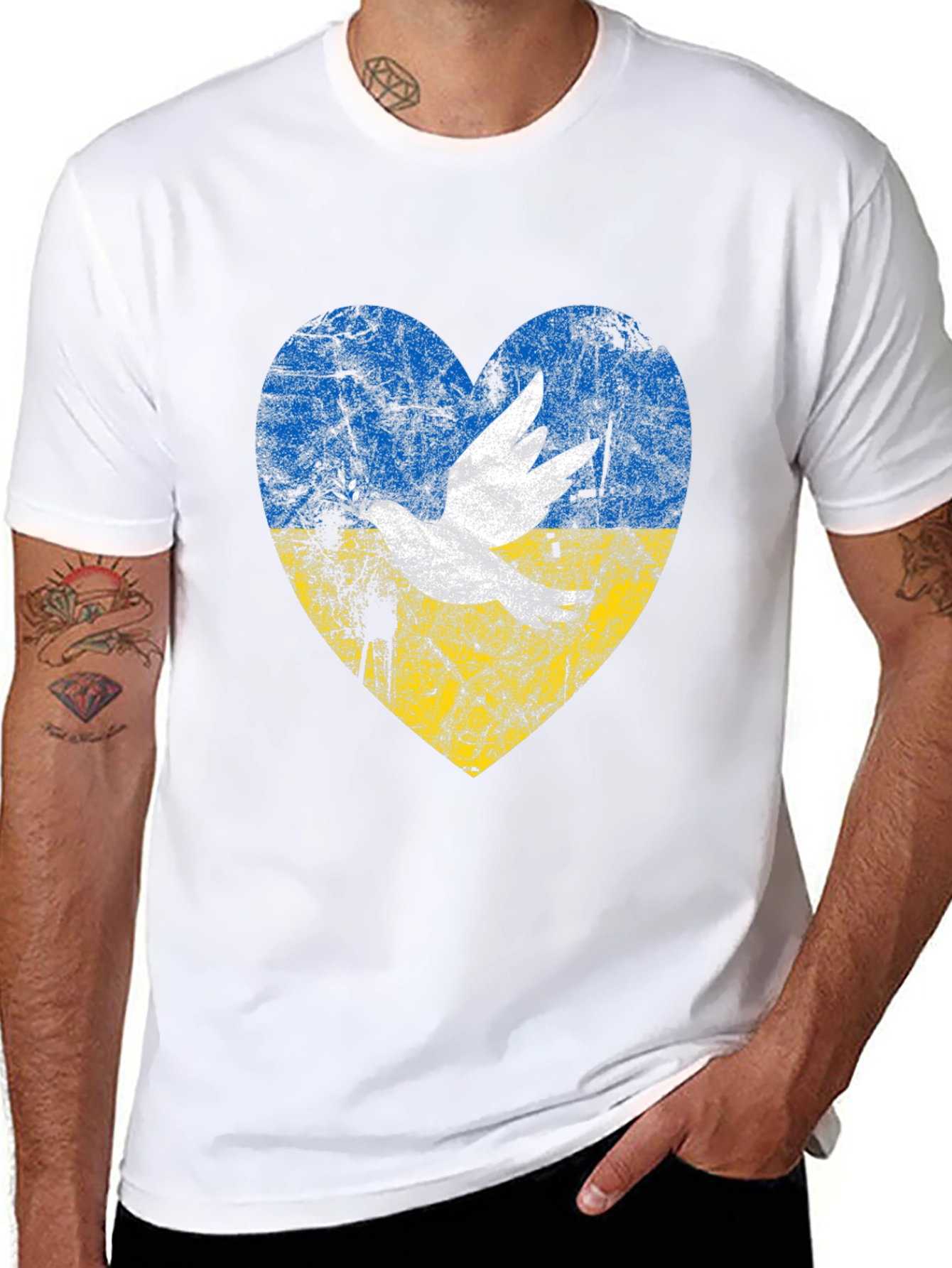 Ukraine Peace Dove T-Shirt