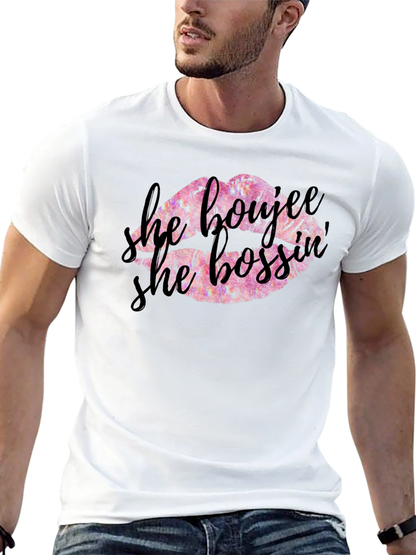 He Boujee She Bossy Graphic Tee