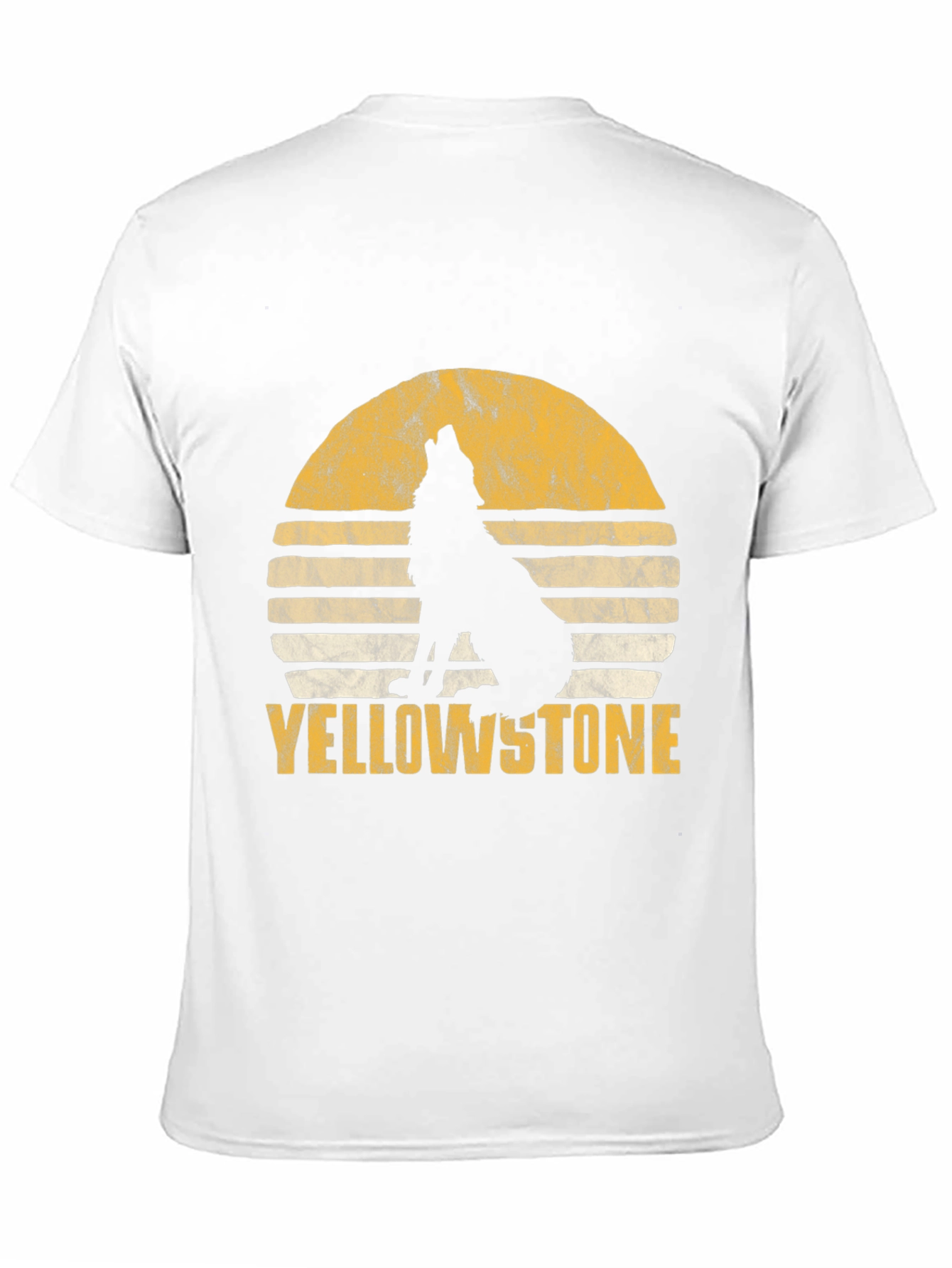 Yellowstone Wolf Sunset Graphic Tee