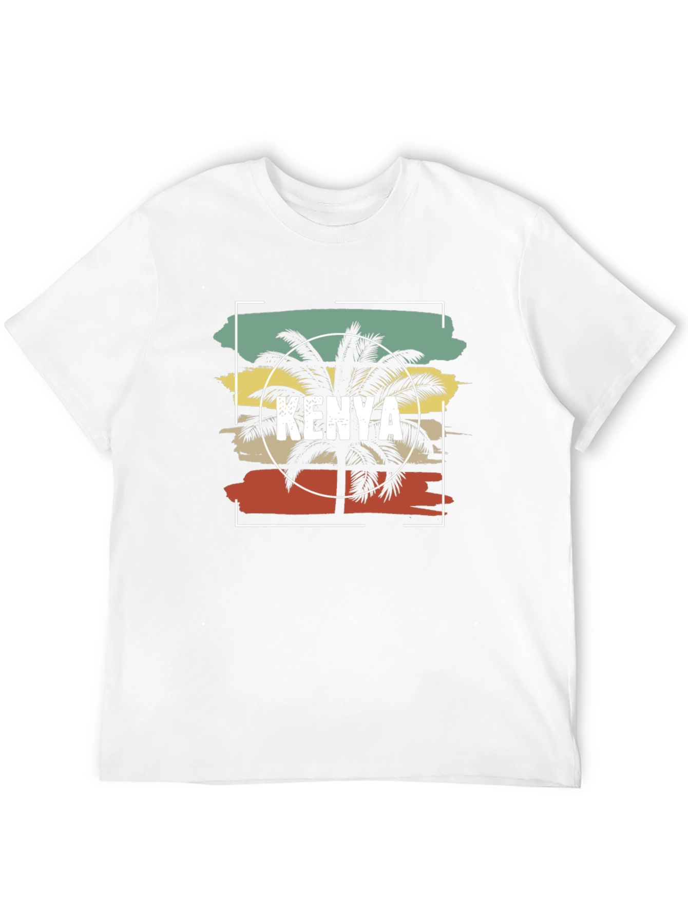 Kenya Palm Tree Graphic T-Shirt
