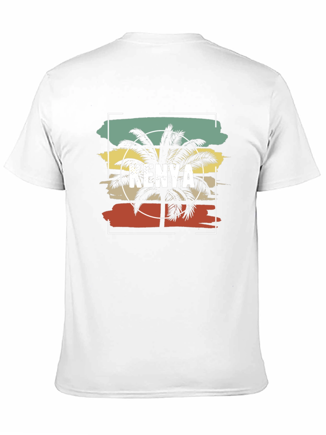 Kenya Palm Tree Graphic T-Shirt