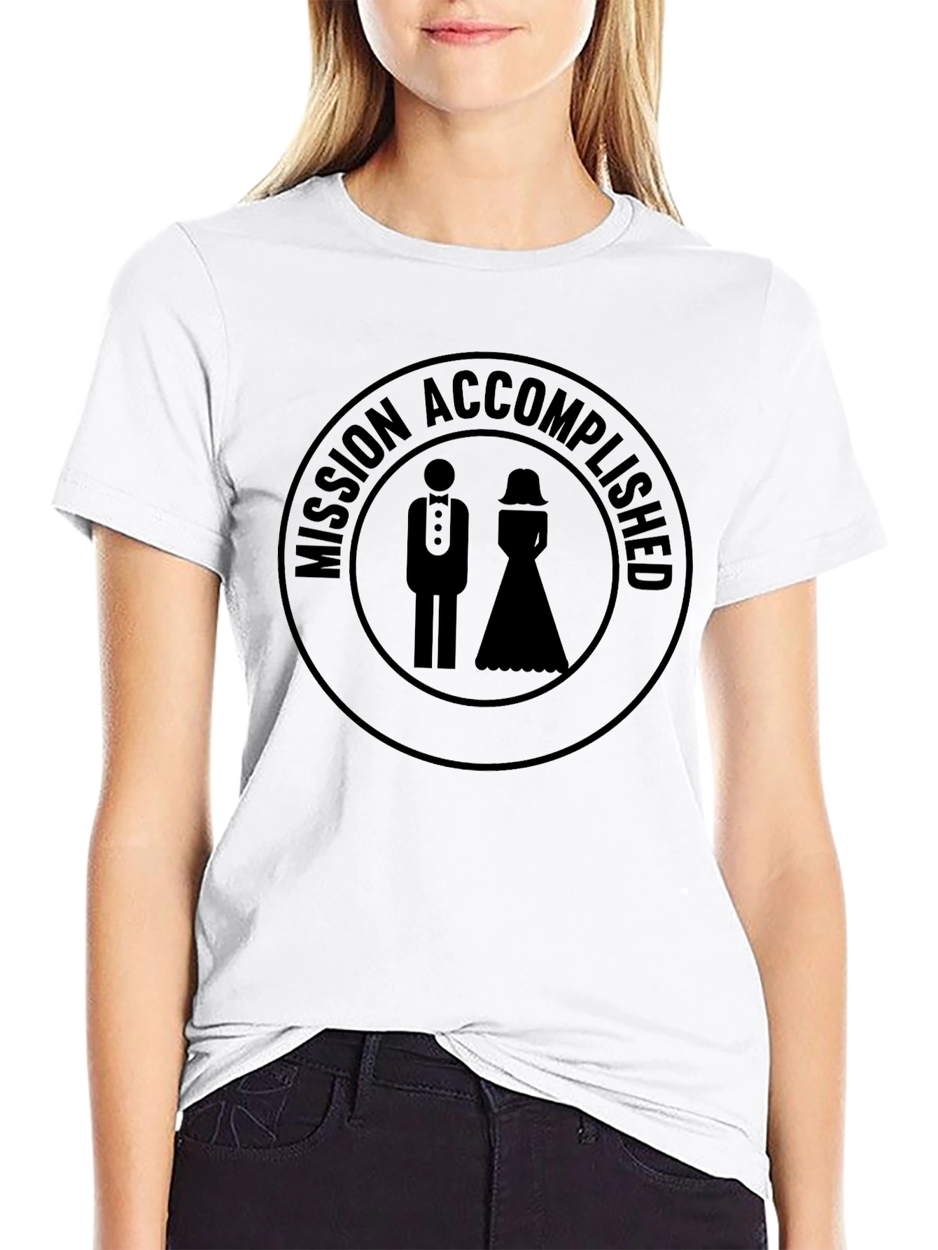 Mission Accomplished Wedding T-Shirt