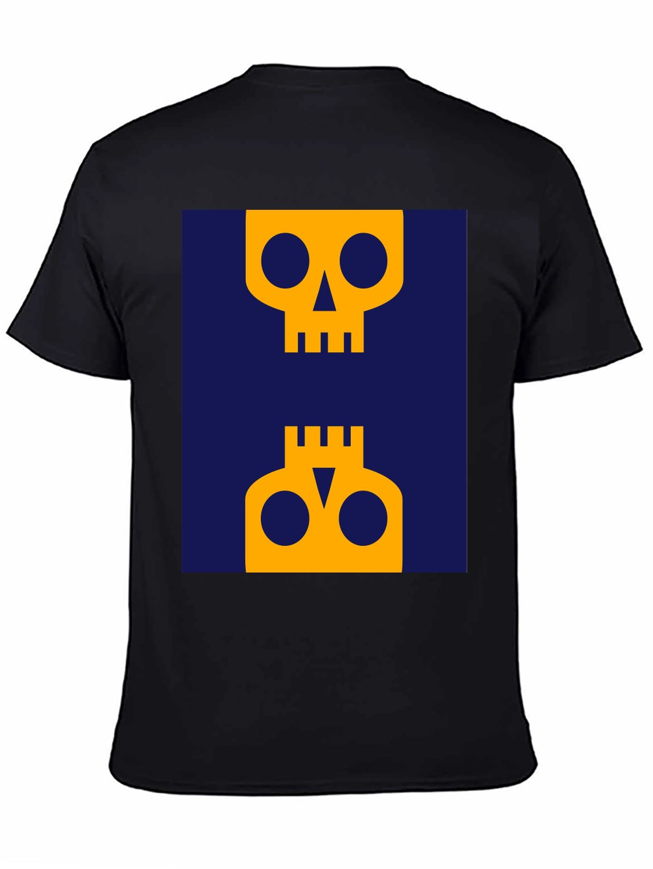 Abstract Skull Graphic Tee - Modern Art Shirt