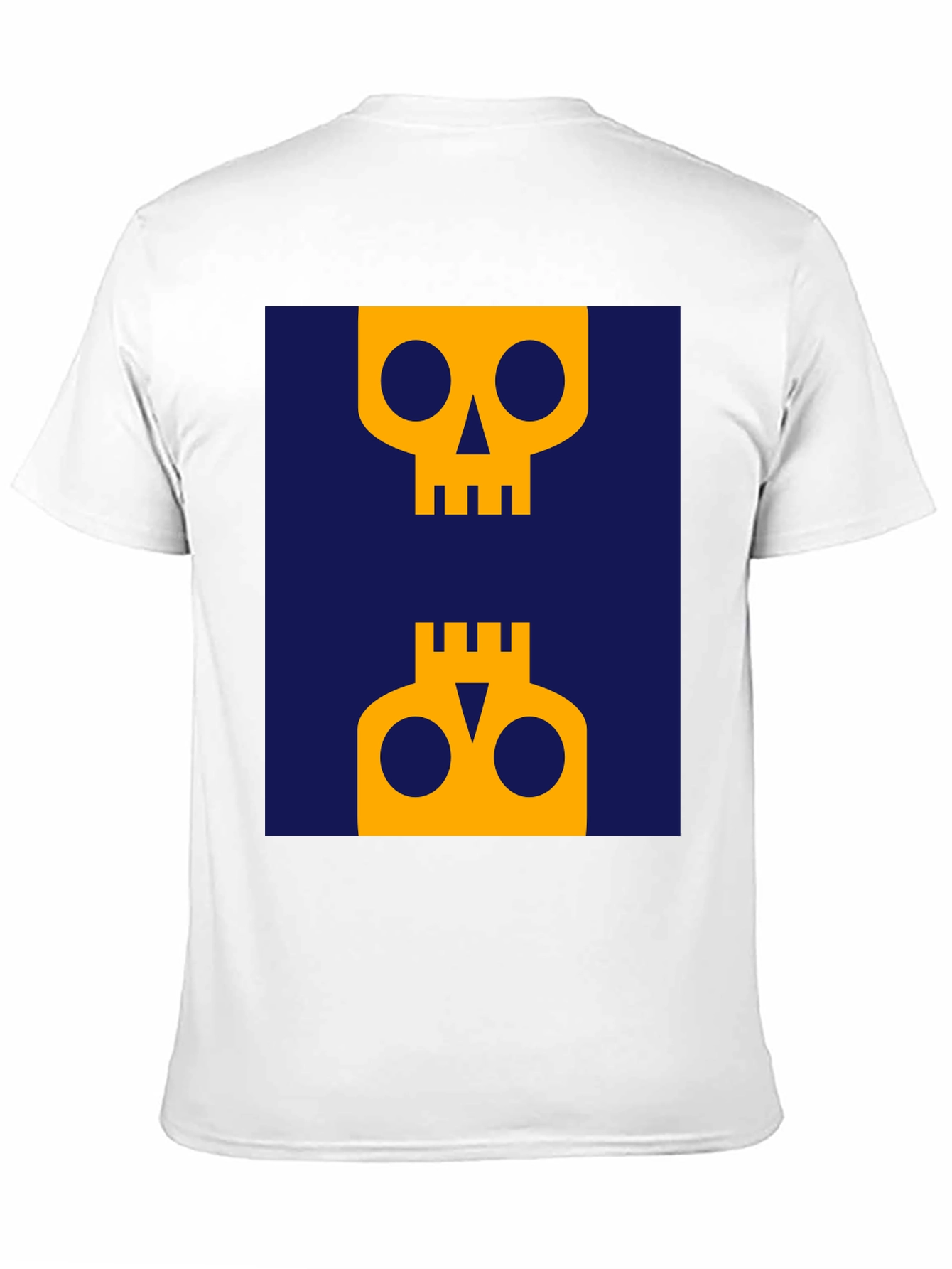 Abstract Skull Graphic Tee - Modern Art Shirt